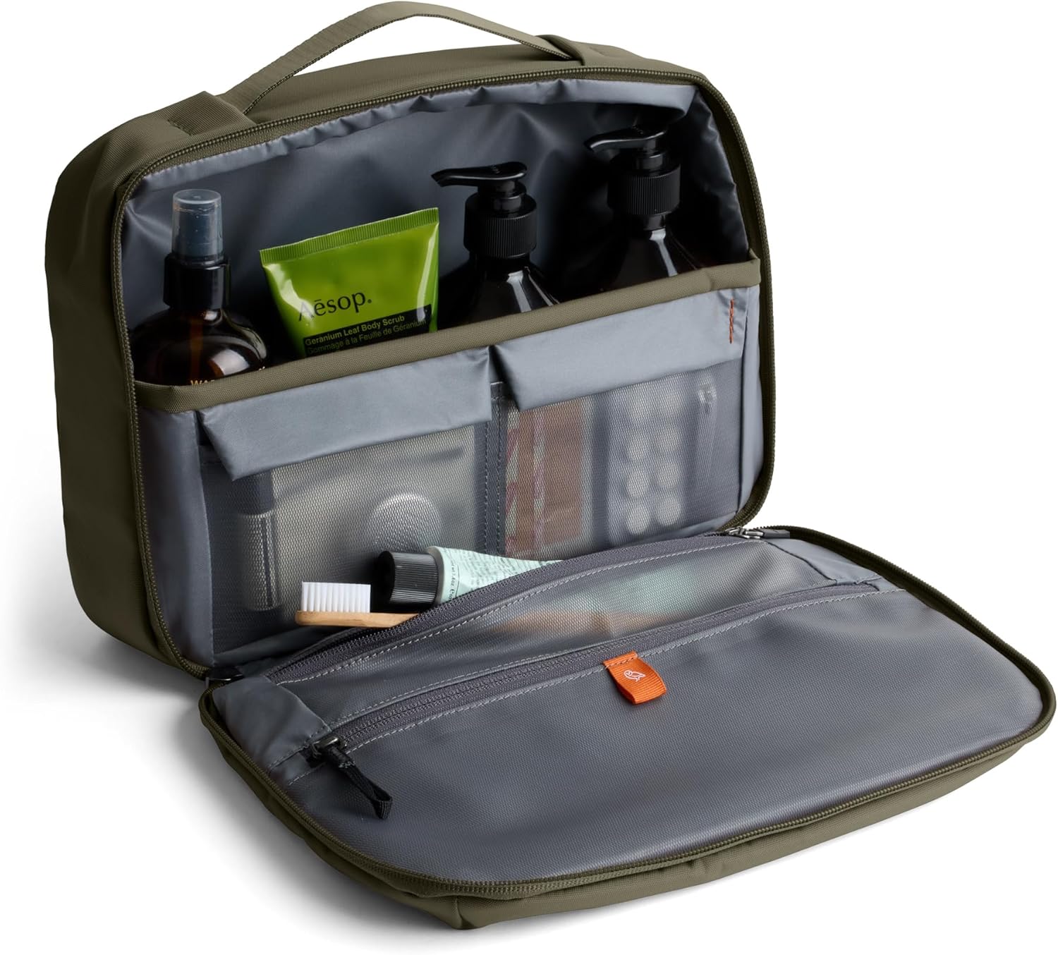 Bellroy Hanging Toiletry Kit Plus (8 Liter Travel Hanging Toiletry Bag) - SeaKelp - Image 2