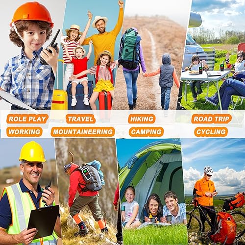 Miniatura 5 de Soopotay Walkie Talkies de largo alcance, Walkie Talkie para niños y adultos con 22 canales FRS, regalos para el día de San Valentín, radio