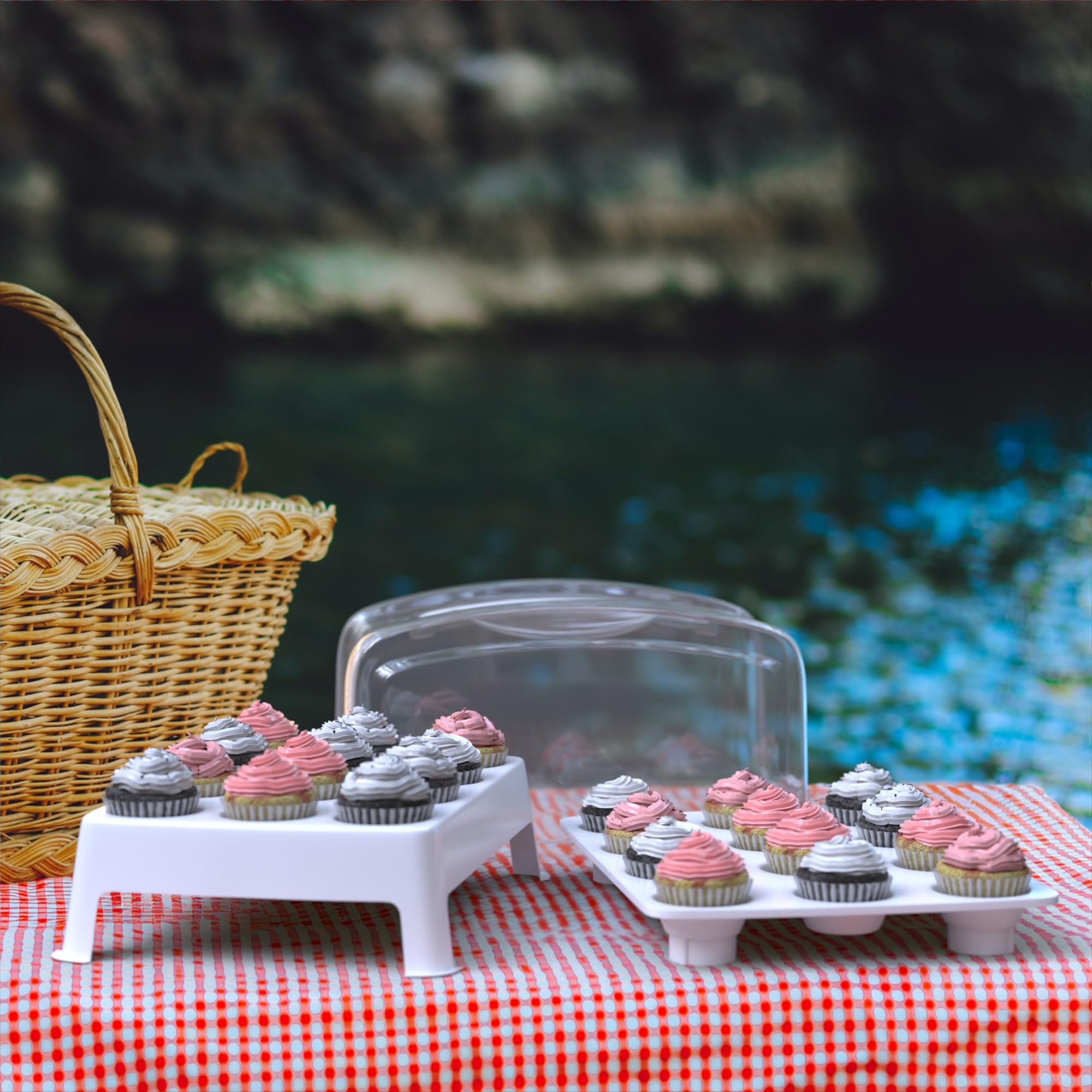 Mini Cupcake Carrier - Holds 24 Mini Cupcakes -2