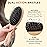 Boar Bristle Hair Brush - Smoothes & Detangles All Hair Types, Hairbrush for Women, Men & Kids, Brush for Thick Hair, Distributes Oils for Natural Shine & Stimulates Scalp