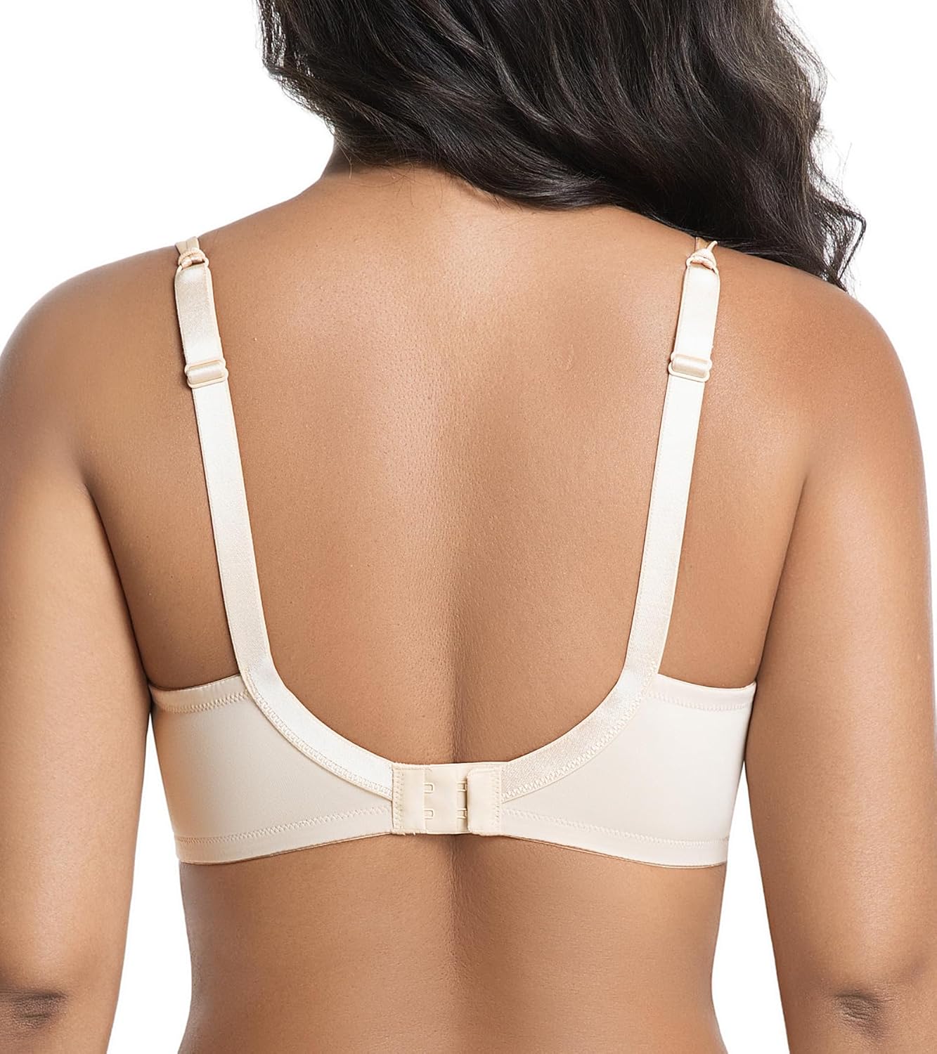 HACI Women's Sexy Lace Bra Demi Sheer See Through Mesh Balconette Underwire Plunge Unlined - Image 6