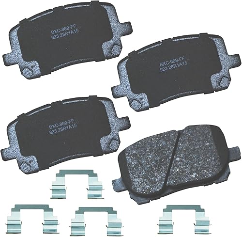 Miniatura 344 de Pastillas de freno delanteras cerámicas Bendix Premium SBC11 para modelos seleccionados Dodge Dart, Ford Fairlane, Falcon, Sedan Delivery, Mustang