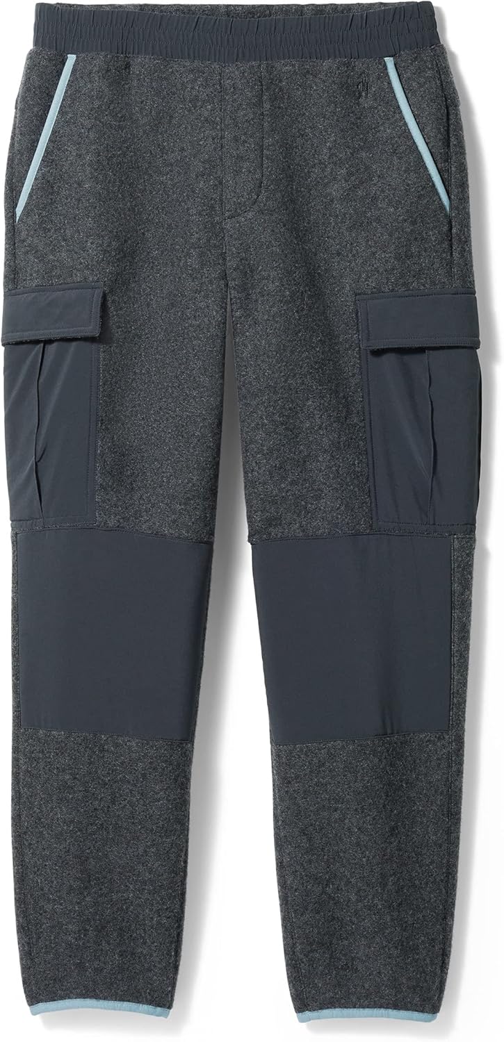 Smartwool Women's Hudson Trail Fleece Pant, Charcoal Heather, Large, Charcoal Heather, X-Large