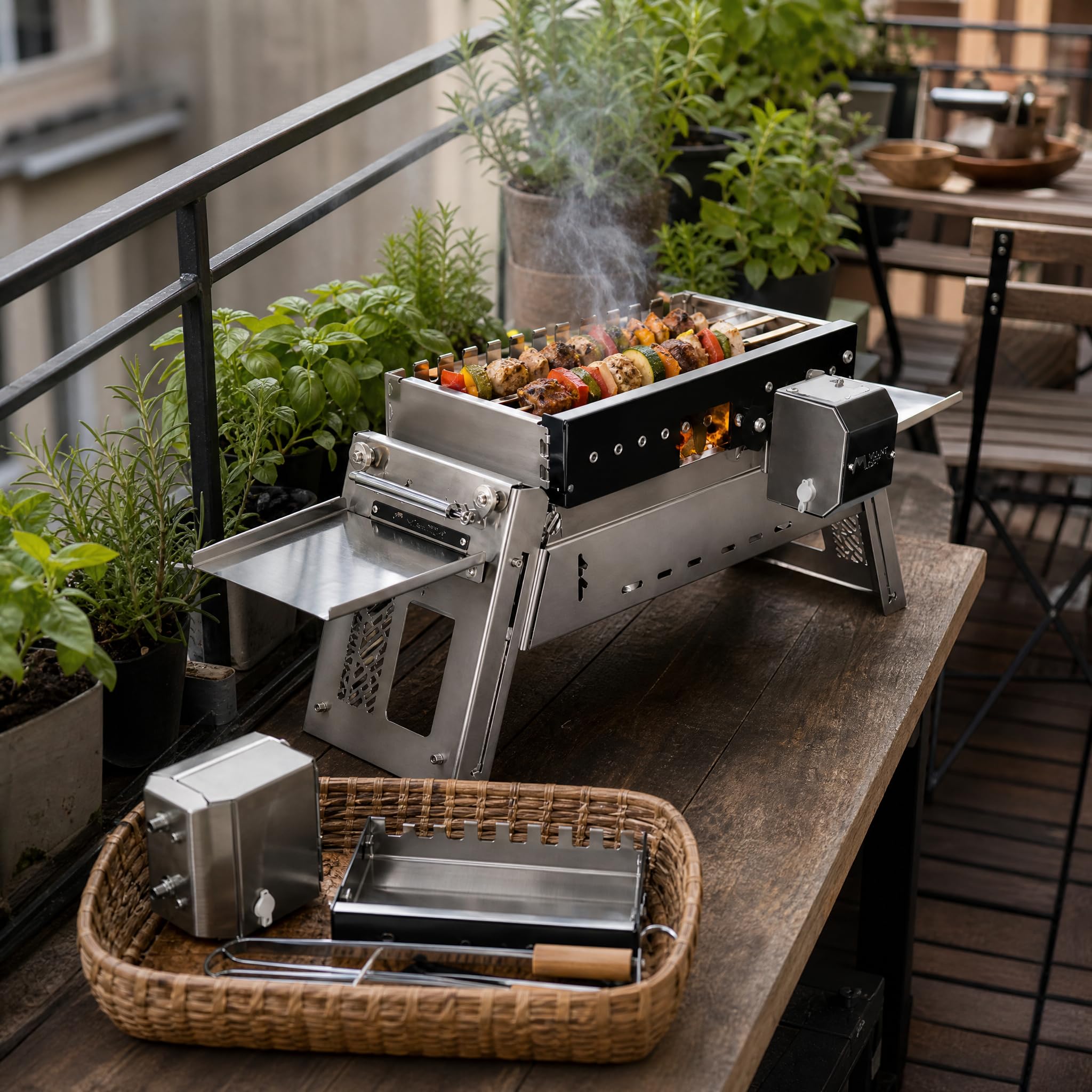 Barbecue à Charbon Pliable Portable