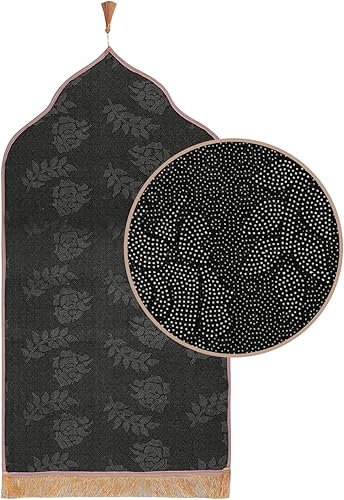Miniatura 7 de Alfombra de oración musulmana, alfombra islámica para oraciones musulmanas, gran regalo de Ramadán para hombres musulmanes, mujeres, alfombra