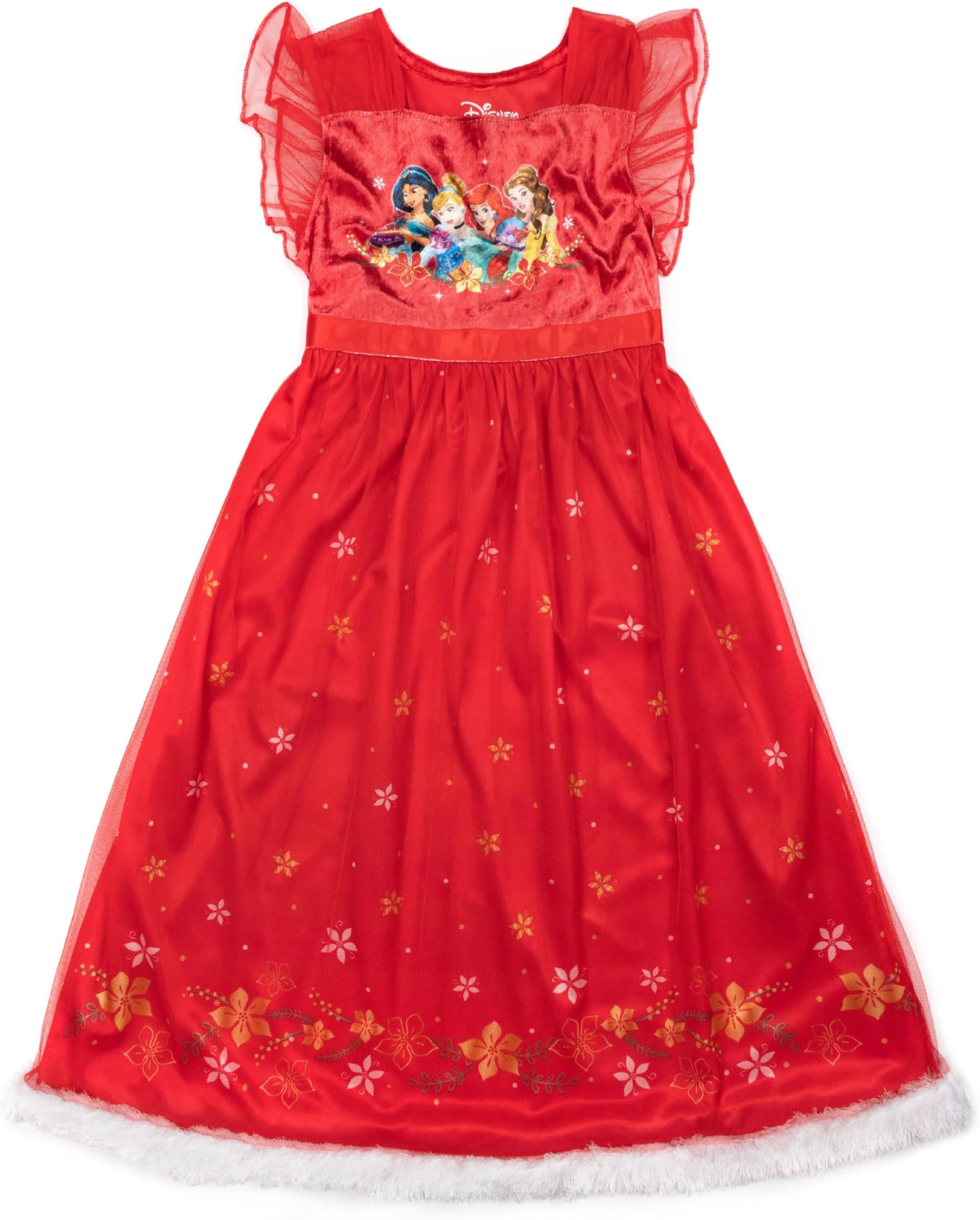 Girls' Princess Dress Nightgown, Fantasy Gown, Soft & Cute Pajamas for Kids