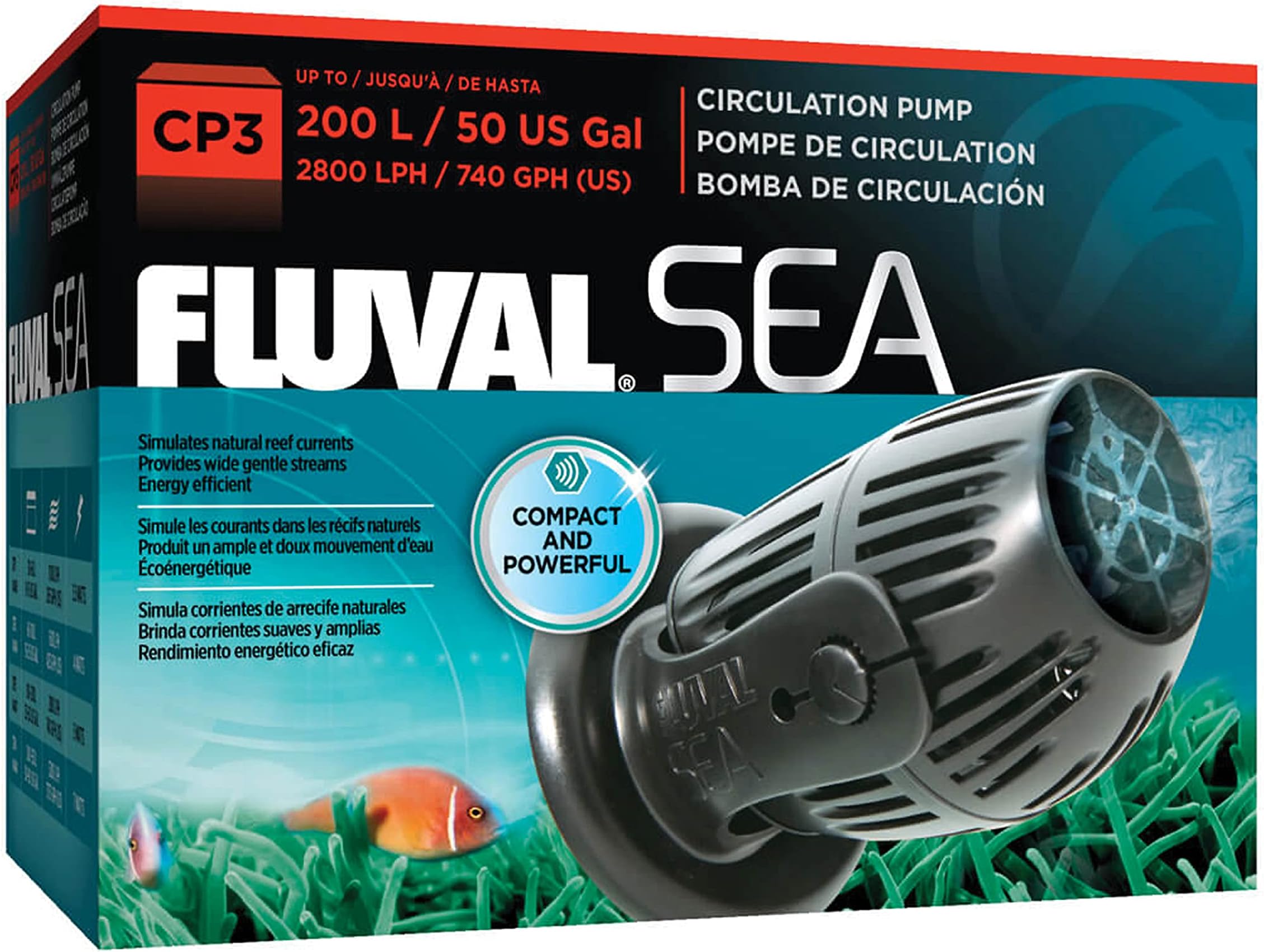 Sea CP3 Circulation Pump for Freshwater & Saltwater Aquariums, 14347