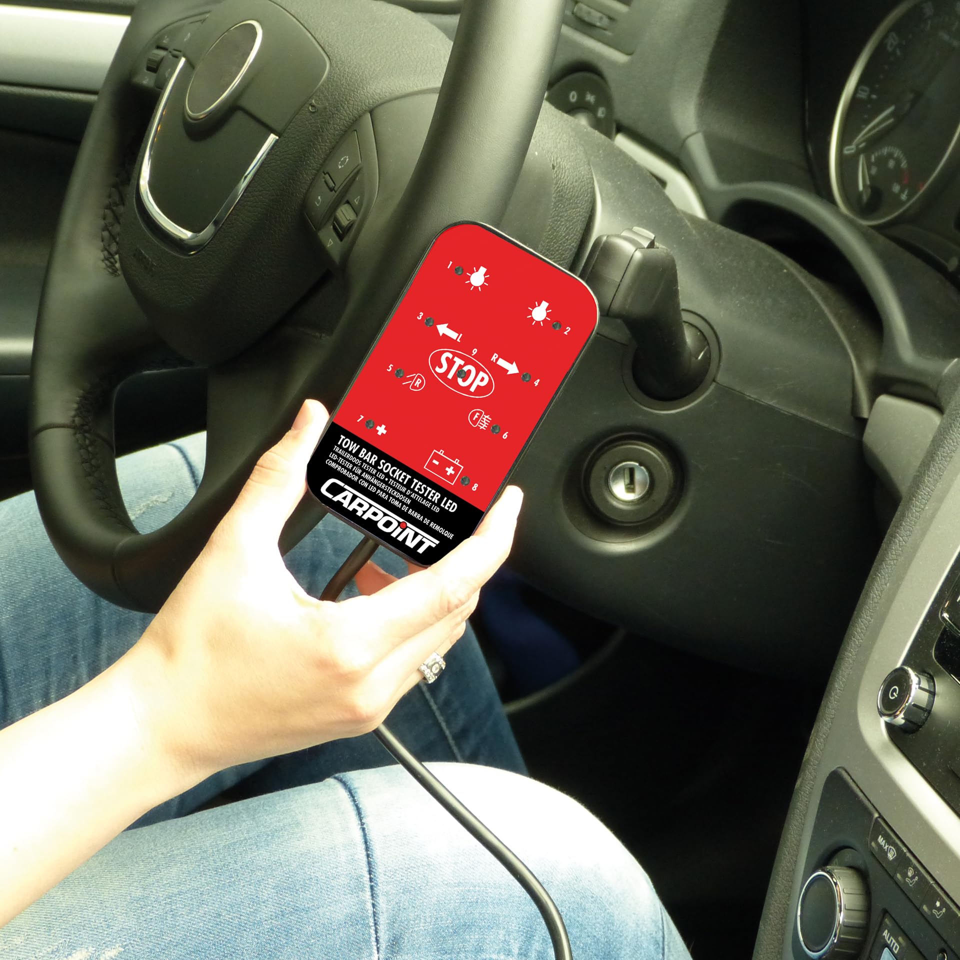 CARPOINT 0438118 Tester toma de remolque