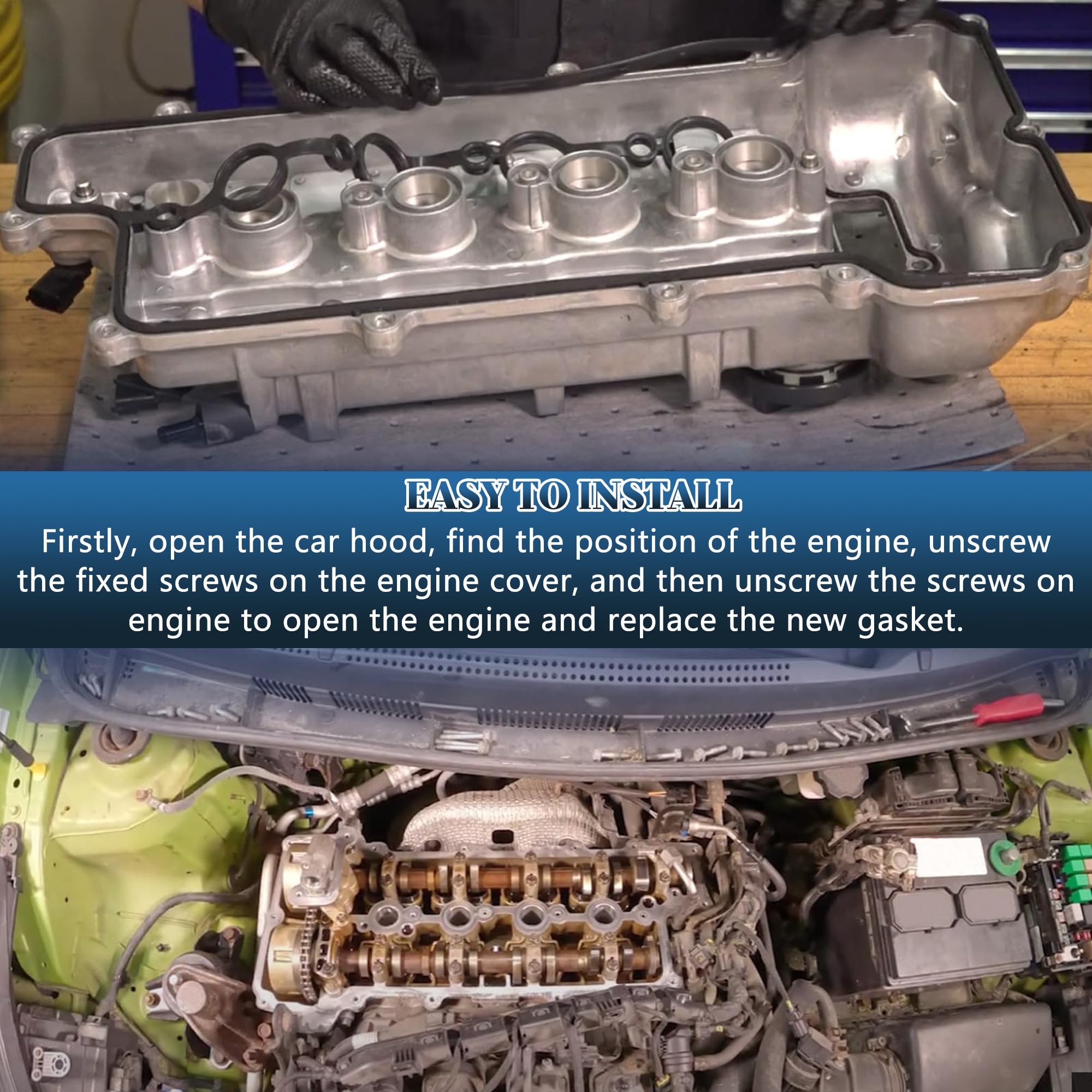 slliex0617ページ Amazon.com: 22441-2B610 Engine Valve Cover Gasket VS50818R
