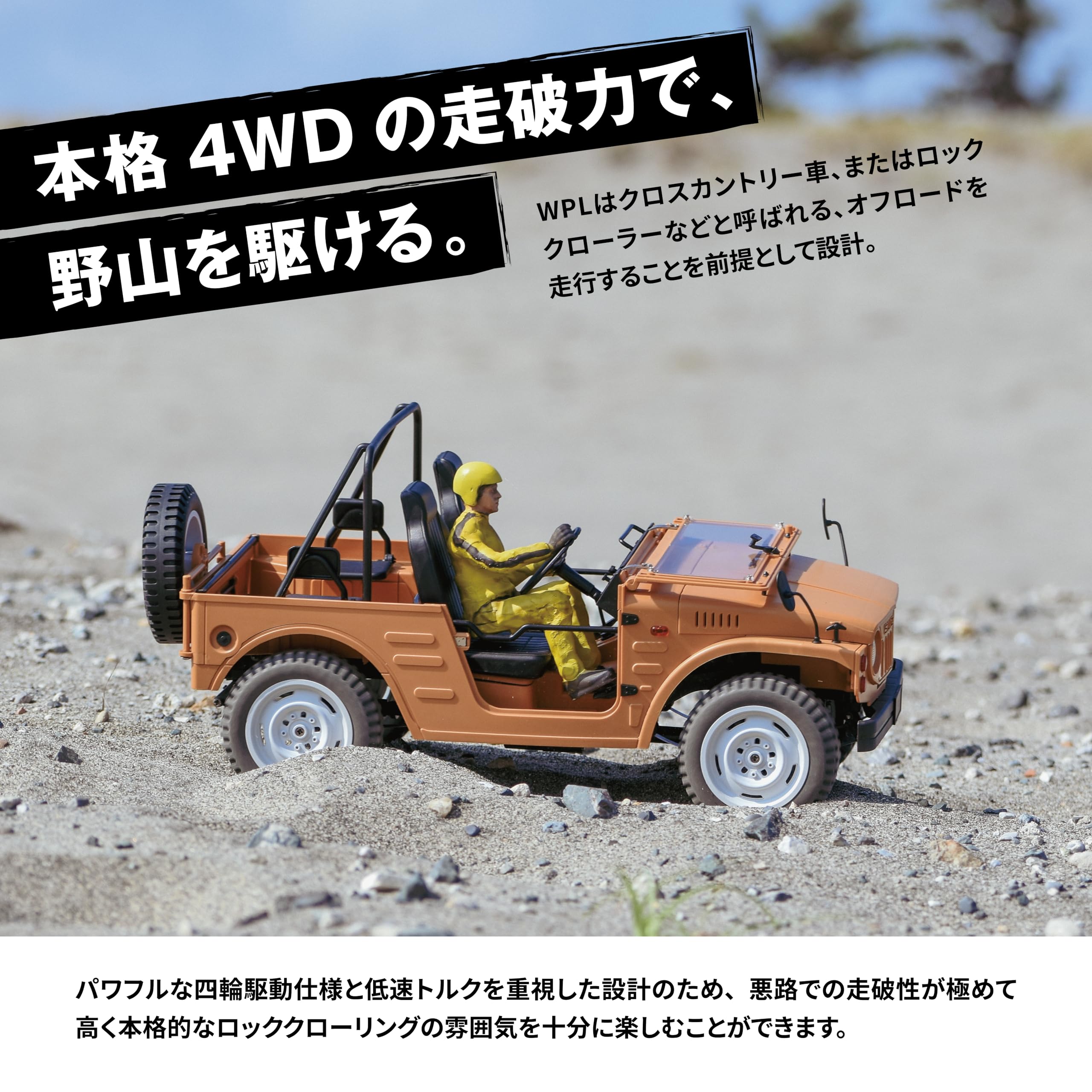 Amazon.co.jp: WPL JAPAN スズキ ジムニー(SJ10 1型) C84 RTR