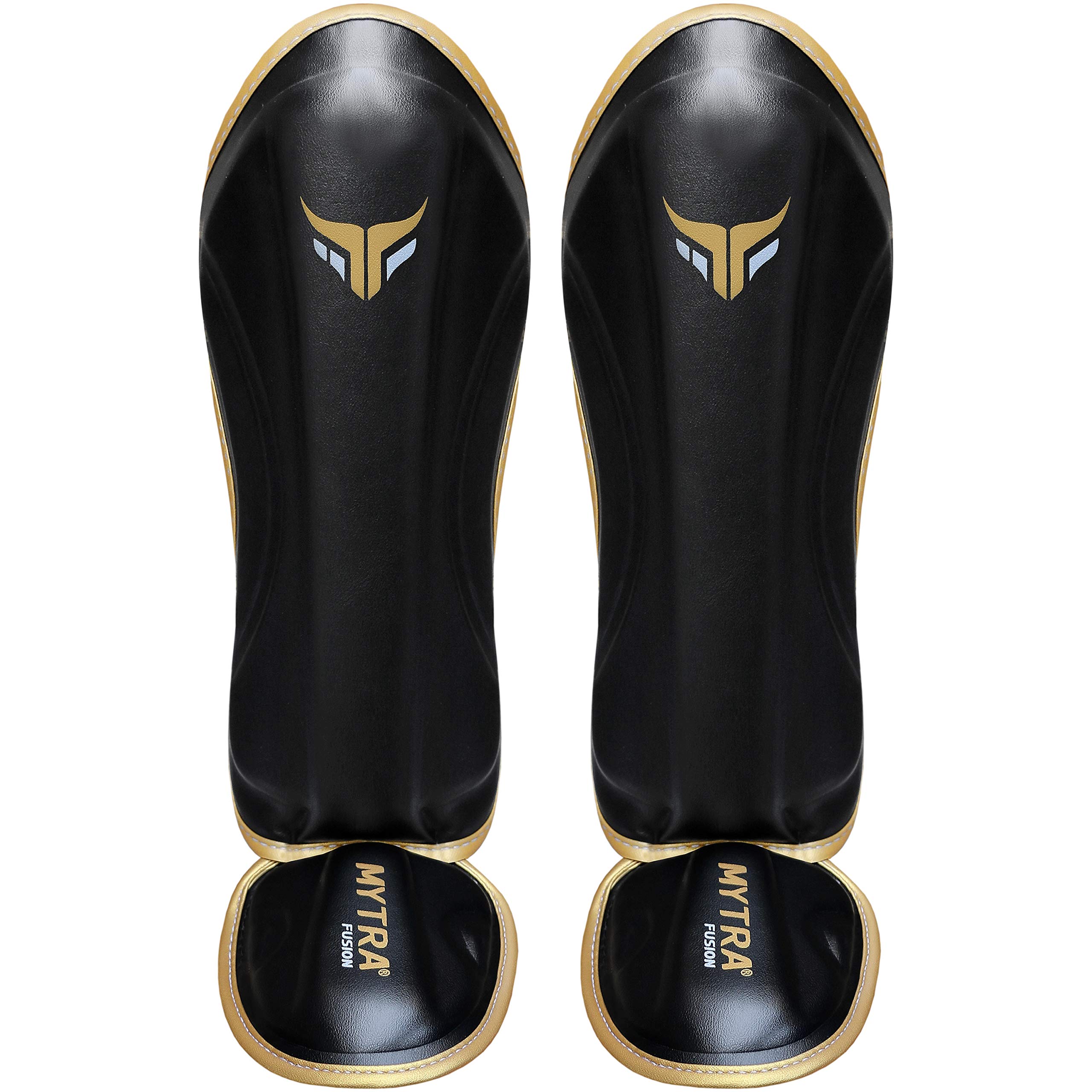 Mytra Fusion Enfant Protege Tibia Boxe protège Tibia Boxe Enfant Protege Tibia pour la Boxe MMA Muay Thai Arts Martiaux Kickboxing Workout Training Protection