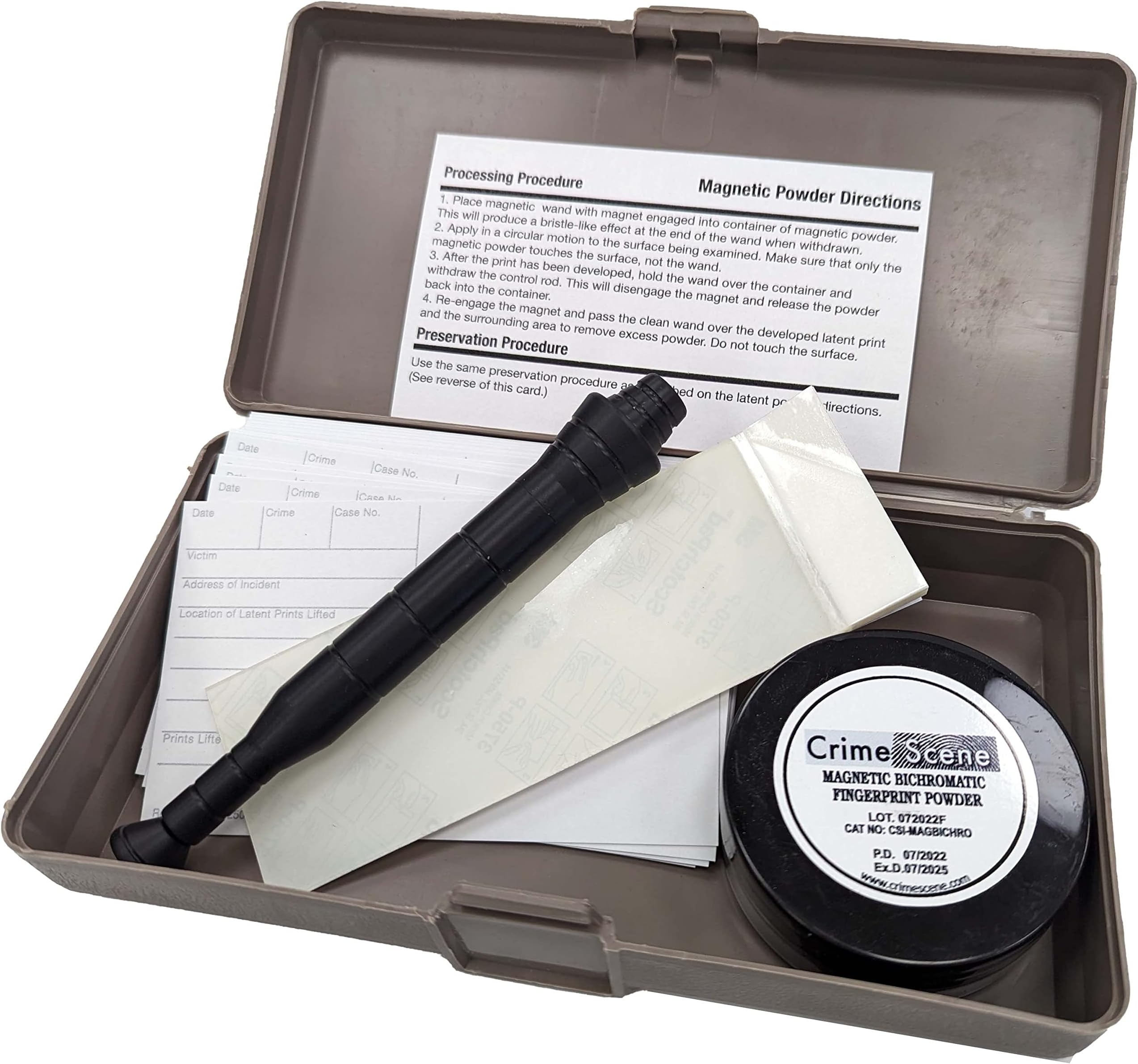 Basic Magnetic Bichromatic Latent Fingerprint Kit