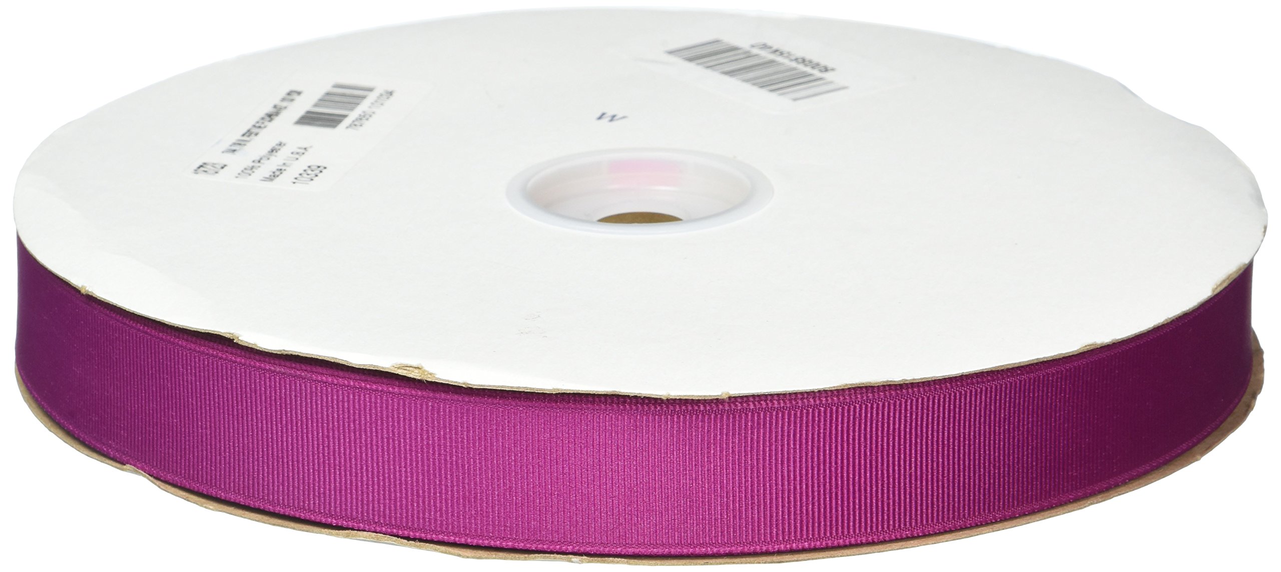 Schiff Ribbons 744-5 Polyester Grosgrain 7/8-Inch Fabric Ribbons, 20-Yard, Festive Fuchsia