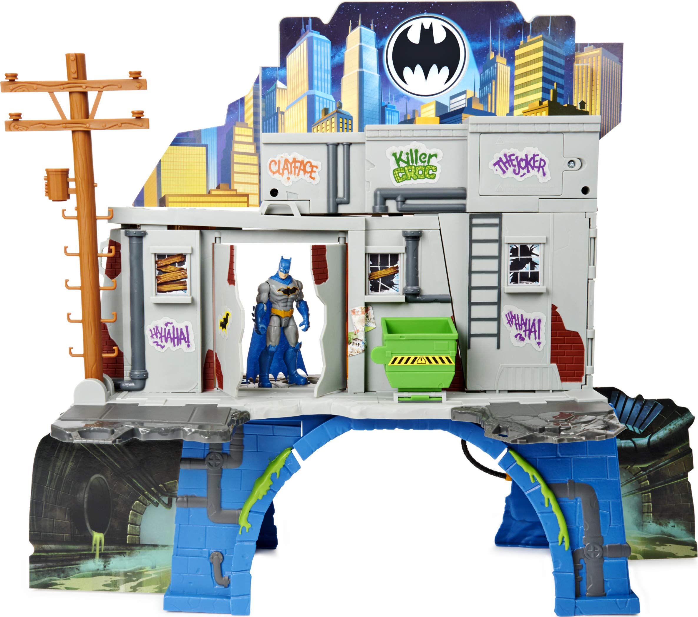 Dc Comics Batman In Batcave Playset With Exclusive