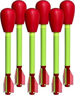 Rocket Refills for Kids - Toy Rocket Launcher Refill Kit - Air Blast Foam Rockets for Toddlers and Children - Rockets Foam Replacement - Toddler Air Blaster Toys - Ideal Kids Gifts (6 Pack)