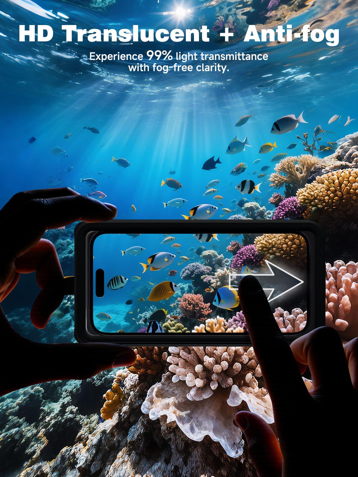 Funda impermeable para teléfono, IPX8, universal, impermeable, bolsa seca para teléfono celular para iPhone 16, 15, 14, 13 Pro Max, Samsung S24, S22, S21 Ultra, Huawei P70, Moto, hasta 6.9 pulgadas