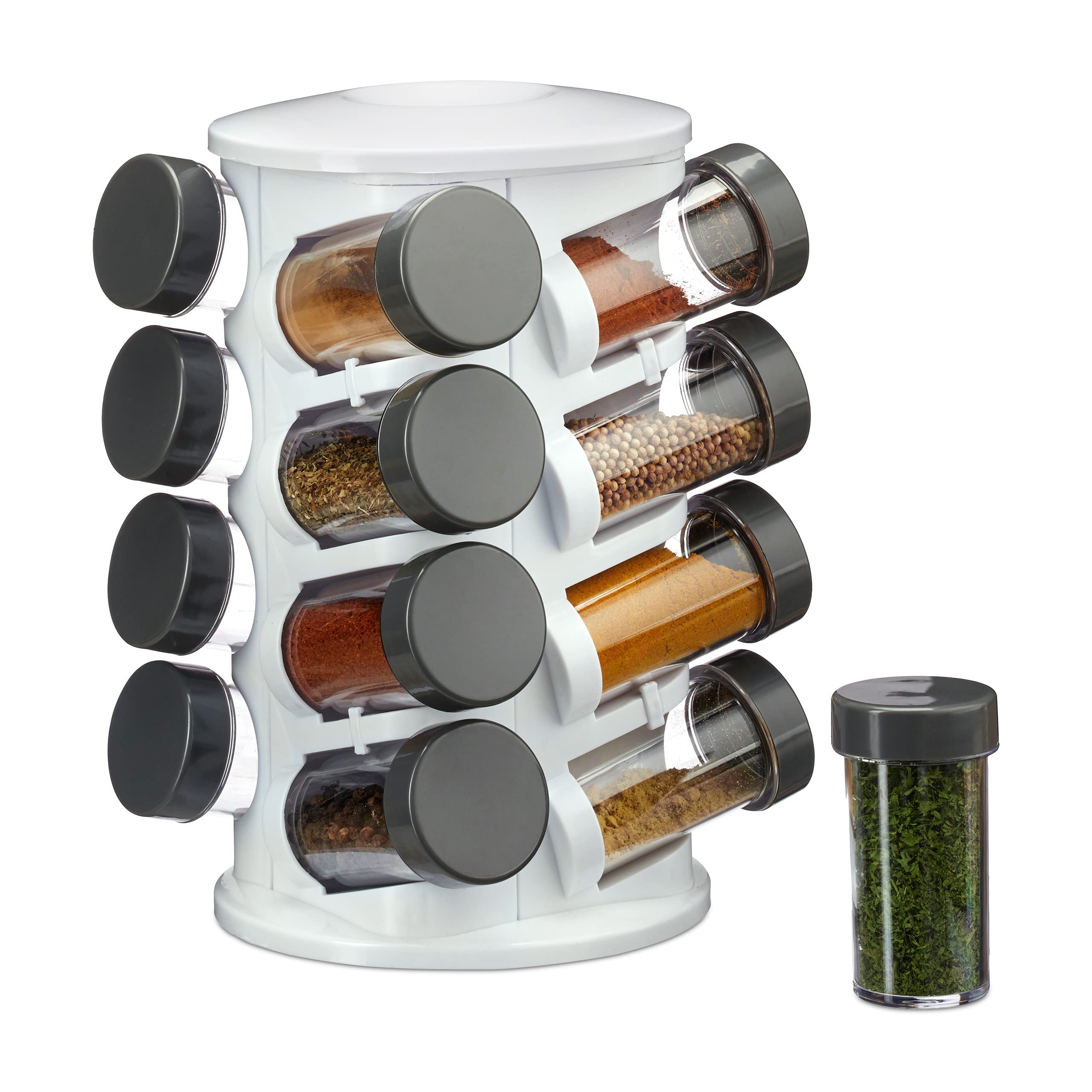Set Di 10 Mini Saliere/spargispezie In Plastica Trasparente - Ideali