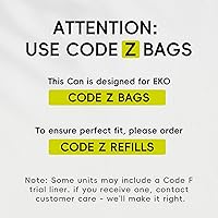 Vista 2 de EKO Mirage-X - Bote de basura rectangular con sensor de movimiento sin contacto de 47 litros/12.4 galones con forro extraíble, acabado de acero