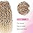 Aipin Goddess Locs Crochet Hair 18 Inch Boho River Locs Hippie Wavy Crochet With Curly Hair In Middle And Ends Braids Hair Extensions (7Packs,18 inch,T27/613)