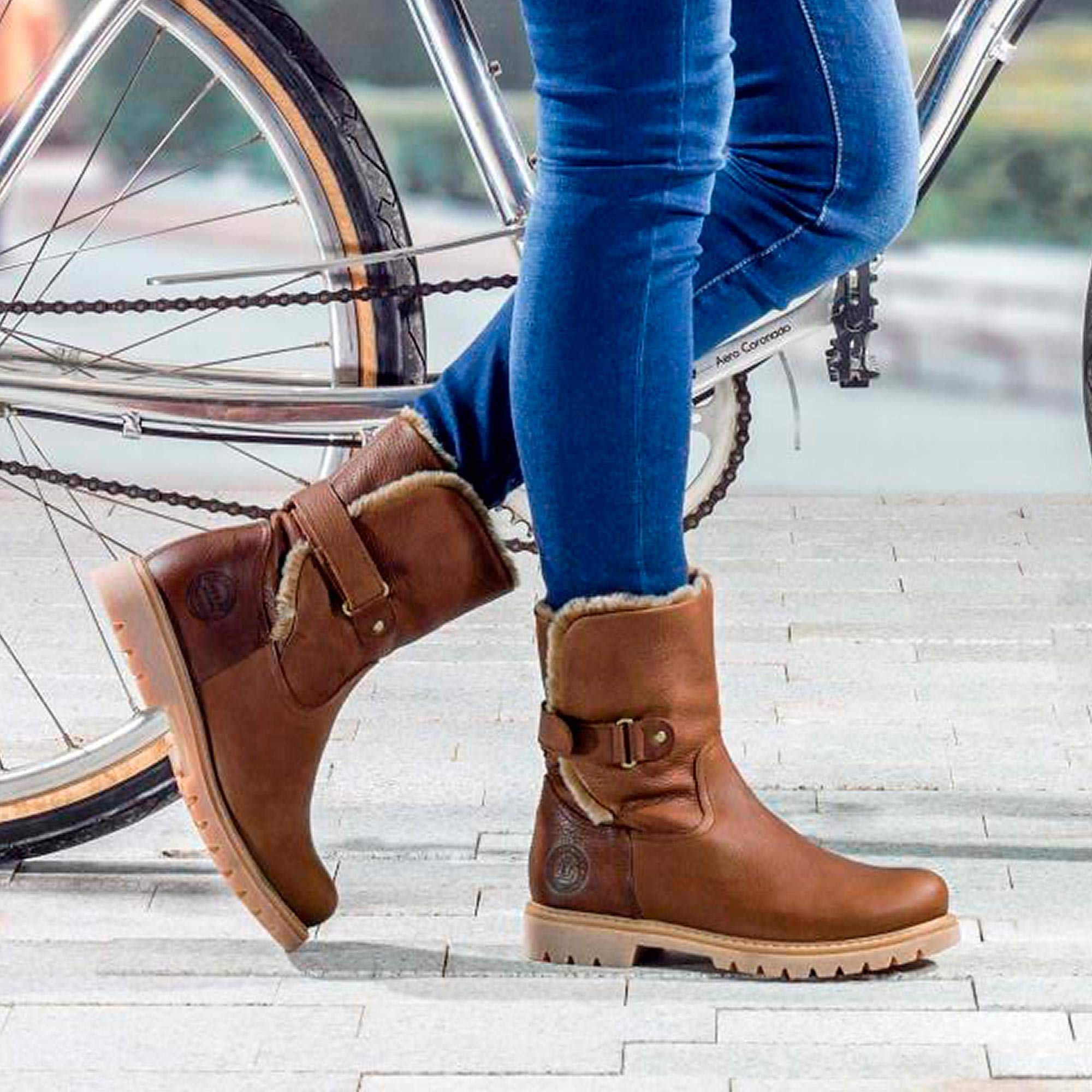 Panama Jack Felia Igloo - Botas Estilo Motero Mujer