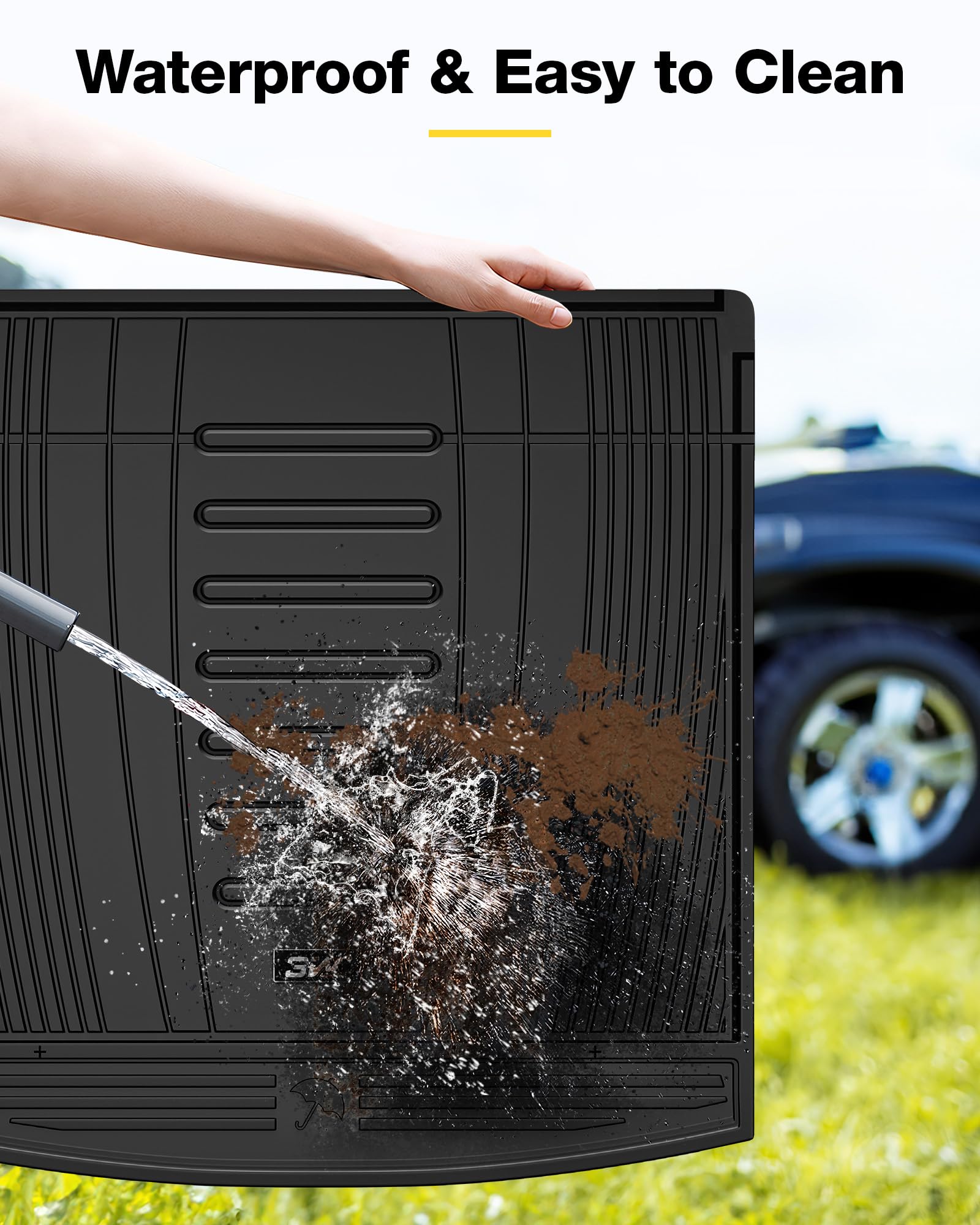 1 Tapis De Coffre De Voiture Noir Compatible Avec Audi Q3 2009-2021 2022 2023 2024 2025 2026