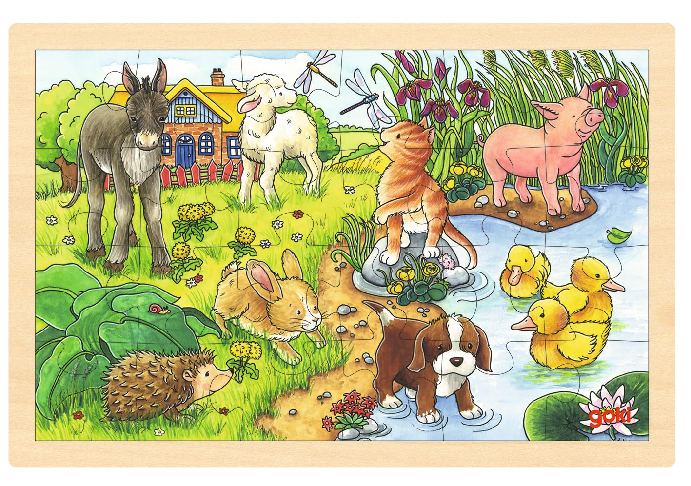 Goki Jigsaw Puzzle Animals II (24 Pieces)