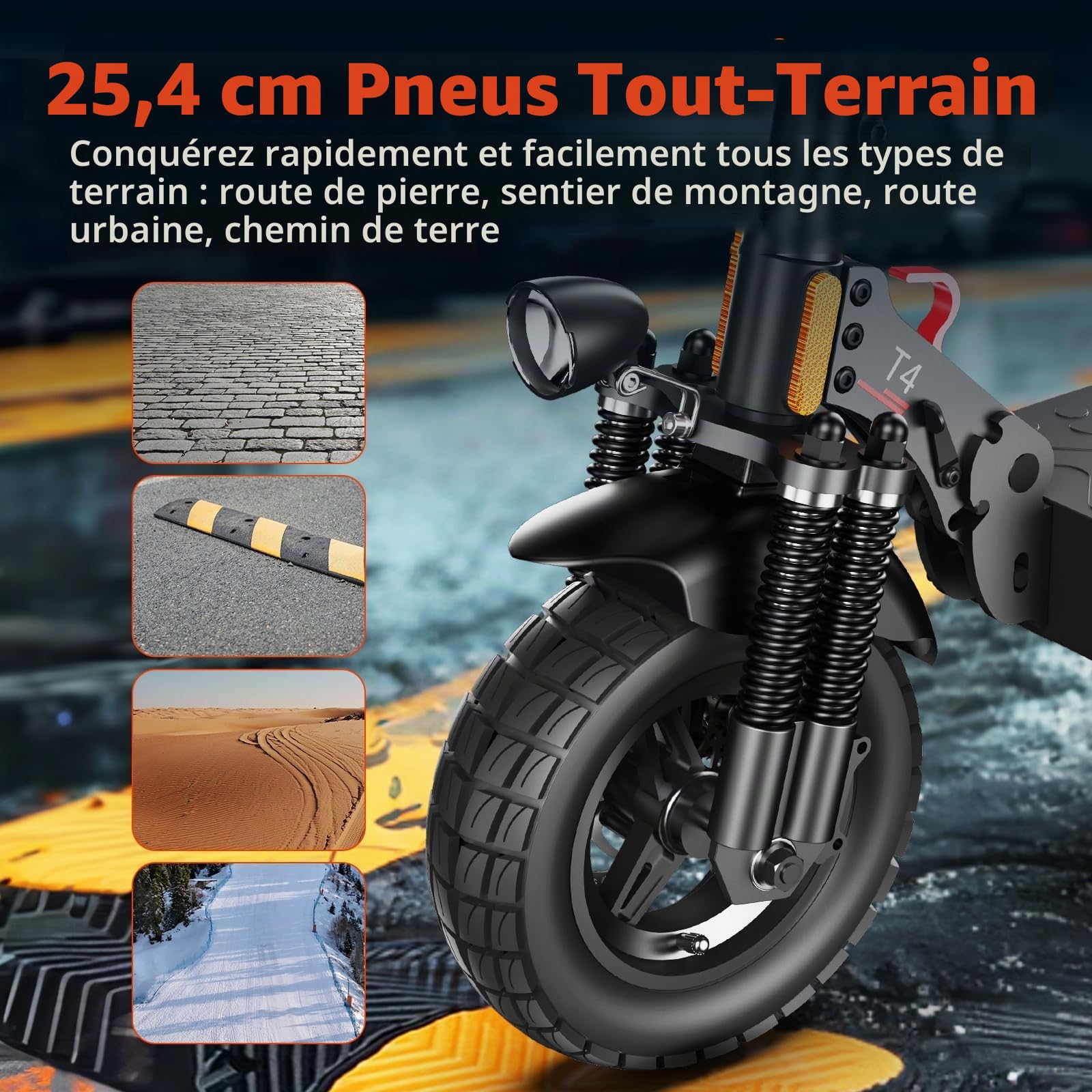 iScooter Trottinette électrique Adulte 500 W avec flèches Portée 60 km Trottinette électrique Pliable Application Charge 150 kg Sac antivol