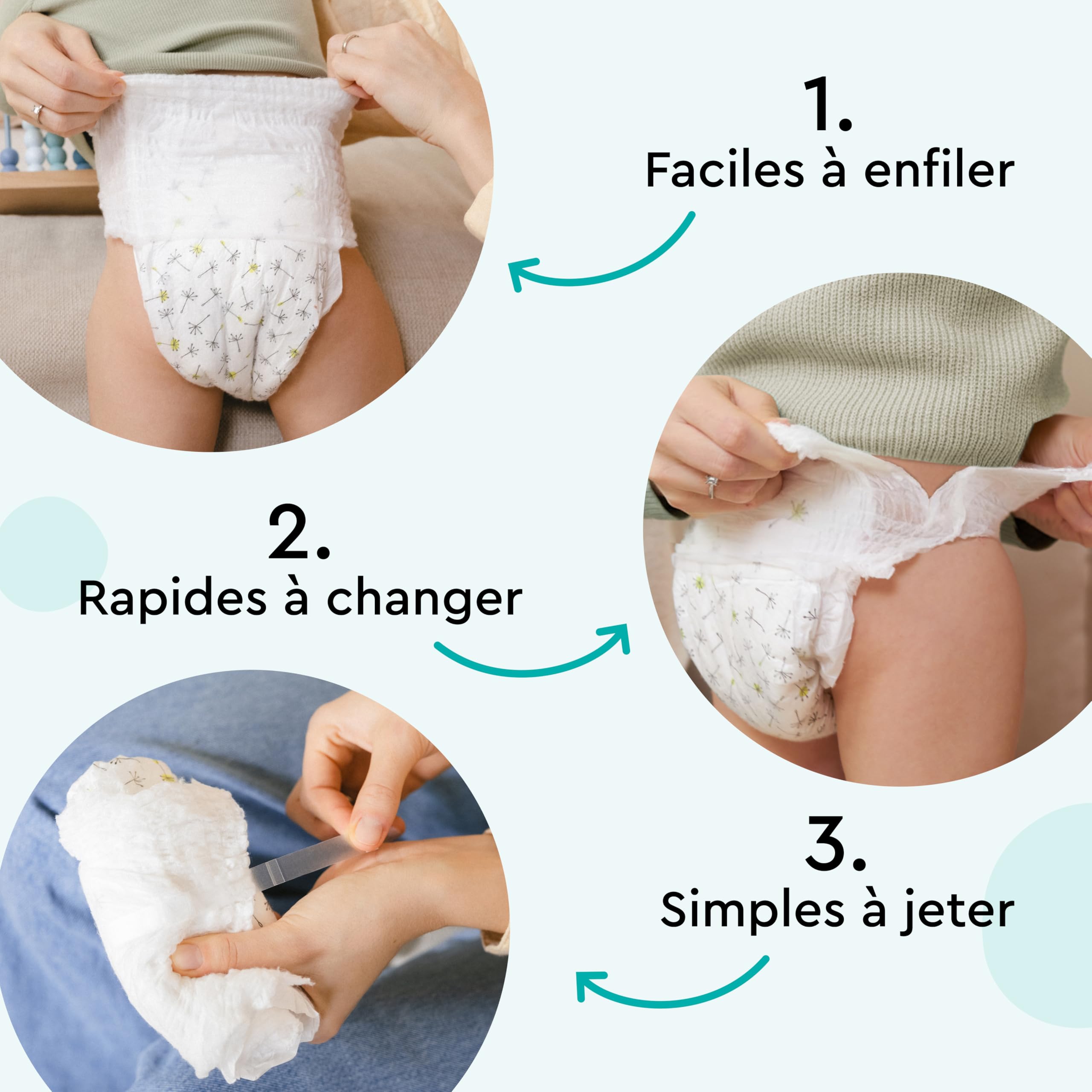LILLYDOO - Couches-culottes Bébé, Taille 8 (17+ kg), 15 pièces, Ultra-Douces et Anti-fuites, sans Parfum et Lotion pour les peaux sensibles, Testées dermatologiquement