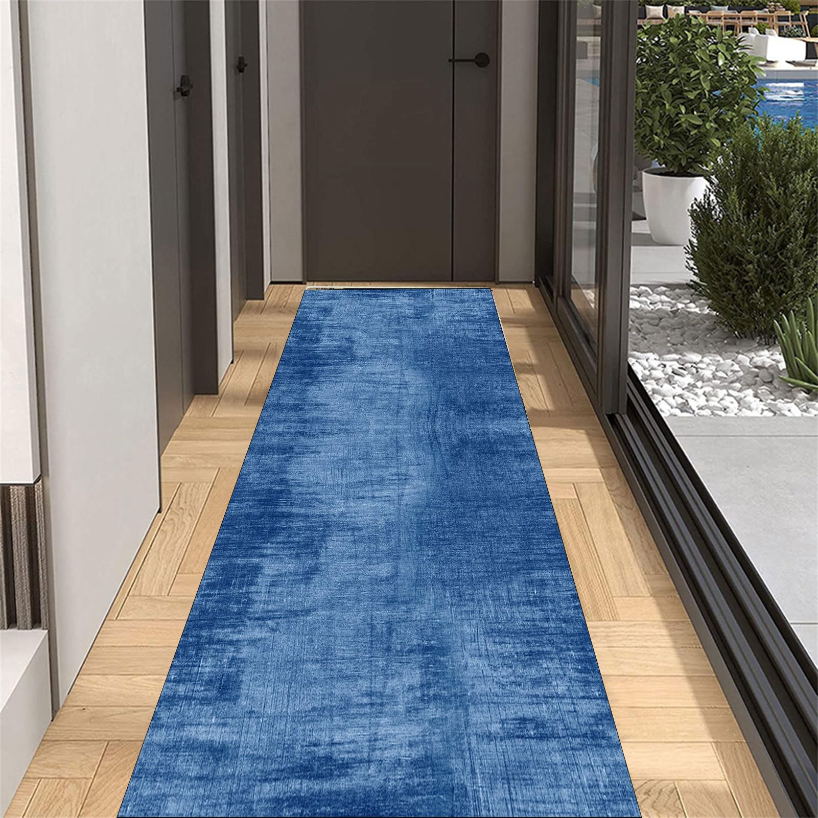 Alfombra de Cocina geométrica Moderna Antideslizante y Lavable para Sala de Estar, Pasillo, Entrada, Dormitorio y Comedor. Alfombra Elegante para el Suelo.