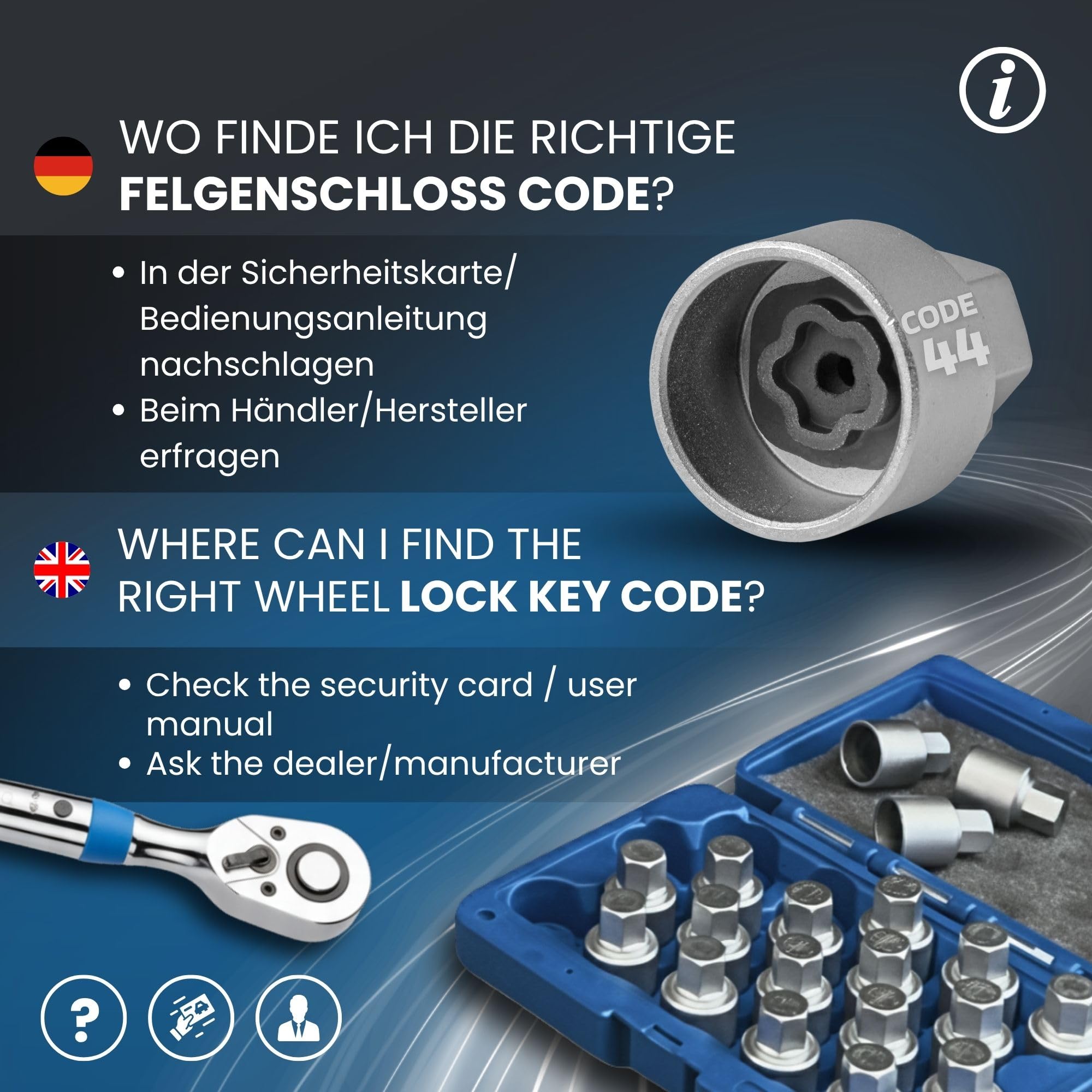 SW-STAHL FELGENSCHLOSS ADAPTER 52 passend für BMW 02384L-12
