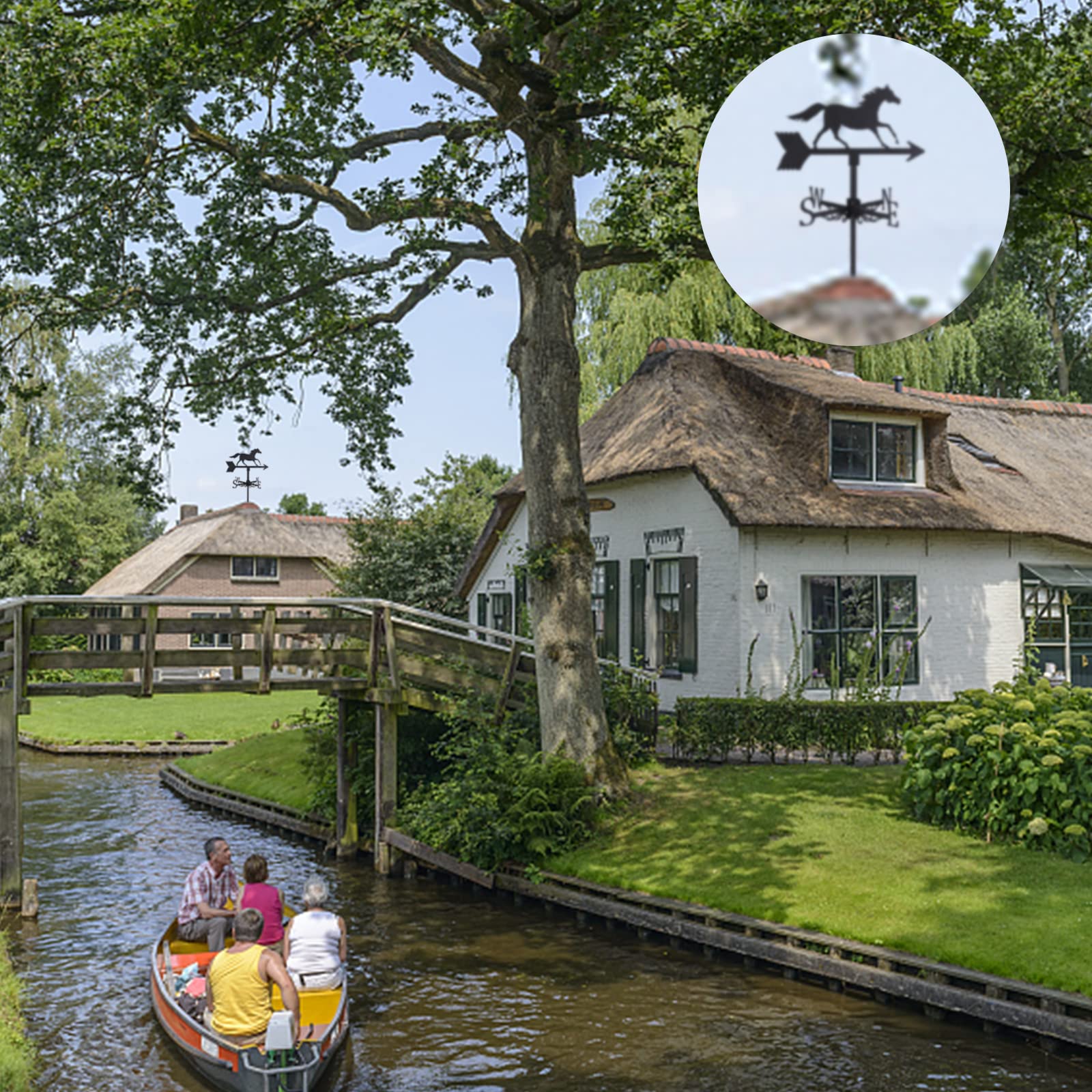 SUPERDANT Wetterhahn Galoppierendes Pferd Windrichtungsanzeiger Personalisierte Wetterfahne Wetterfahnen Aus Metall Für Gartendekoration Bauernhausdach Dekoratives Outdoor Garten Windmesswerkzeug