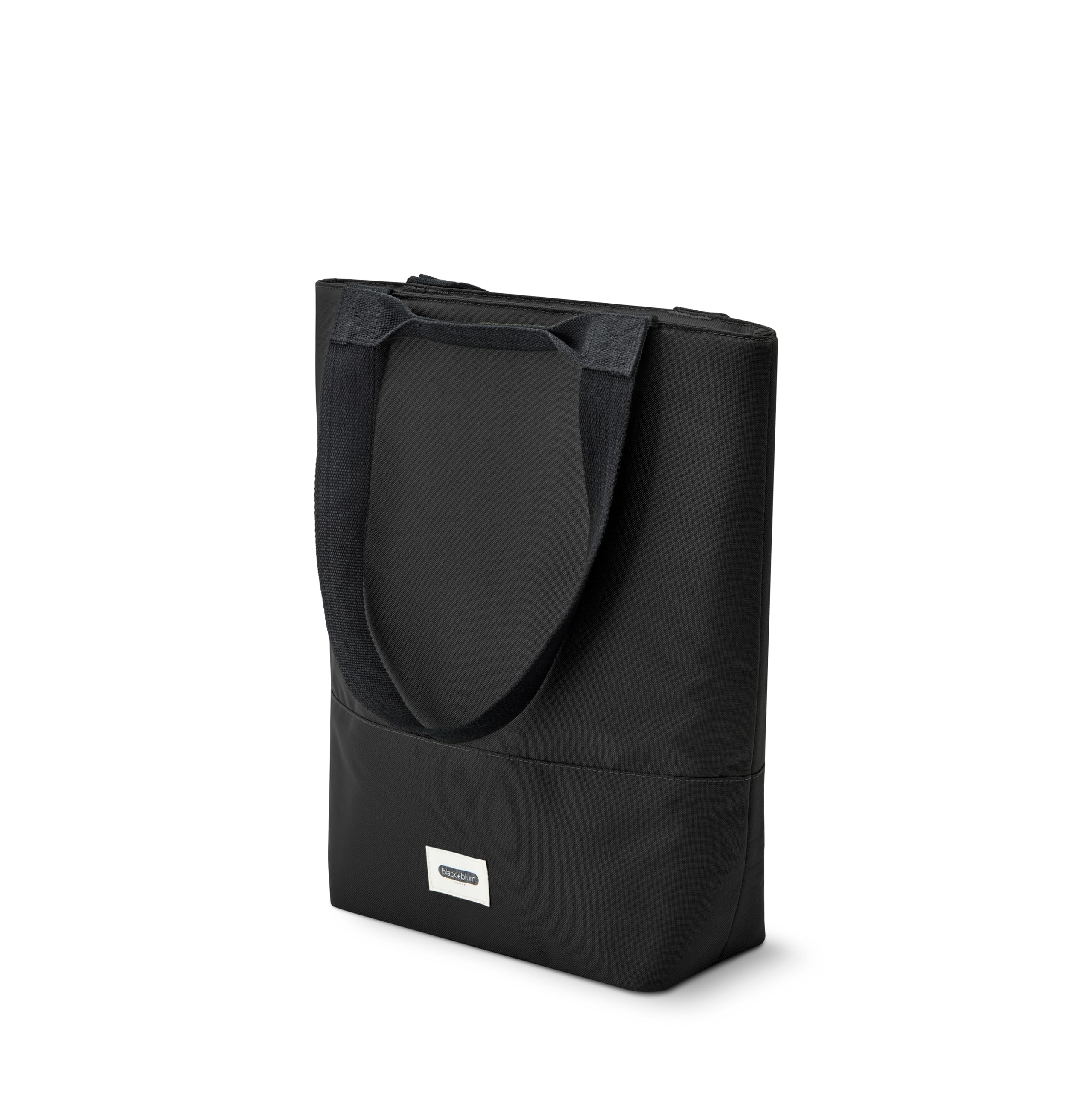Black+Blum Insulated Tote Bag, 16L - Leak Proof Tote Bag for Adults with Zip - Made with Recycled PET and BPA Free - Food Bag for On The Go, Black