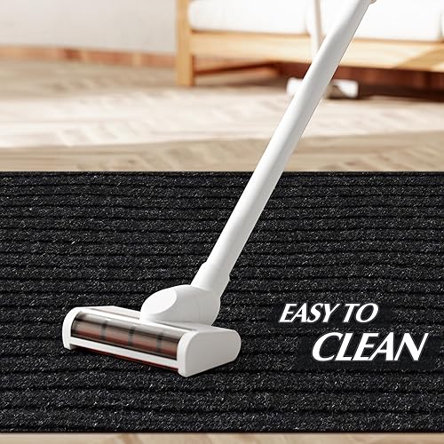 Miniatura 6 de Alfombra de pasillo para exteriores e interiores, 2 x 6 pies, tamaños personalizados, antideslizante, con respaldo de goma antideslizante, alfombras