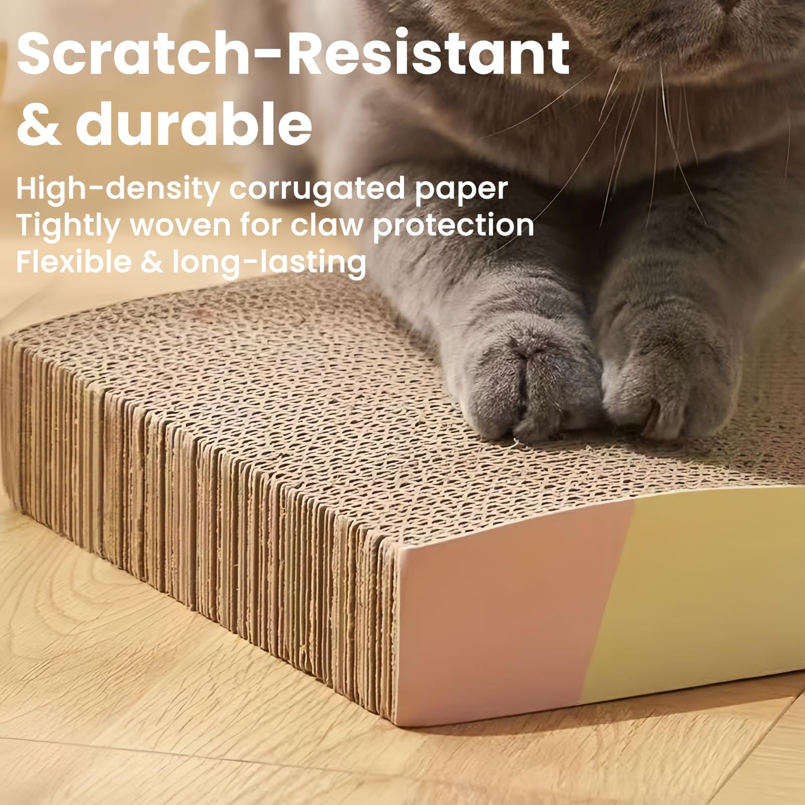 Spindro 2 pack Stainless Steel Cat Litter Box with High Sides - Metal Cat Pan, Large Indoor Litter Tray, Never Absorbs Odor, Pet Toilet Supplies Smooth Surface for Kitten, Kitty, Rabbit 17.5"13.5"x6" - image 7