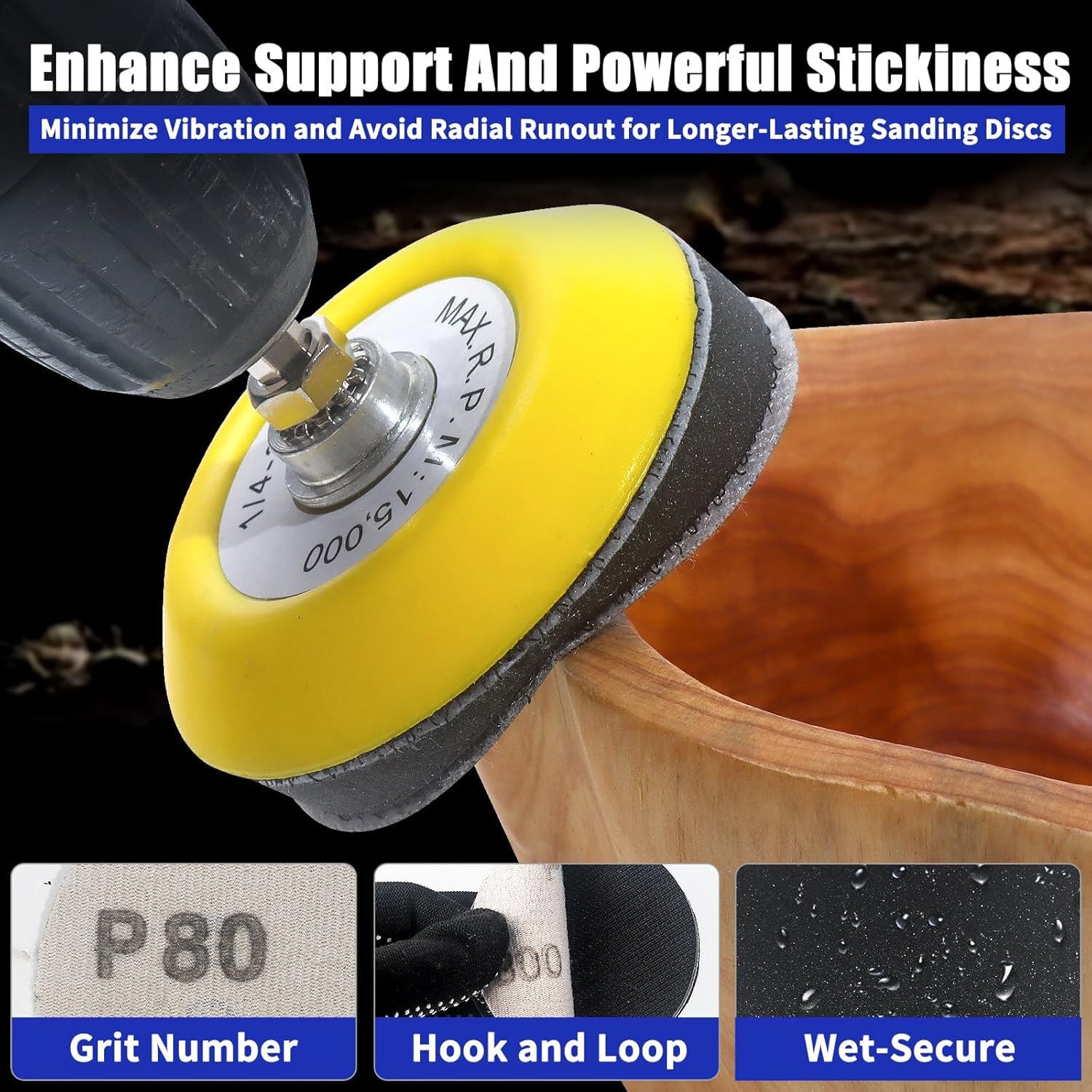 Router Table Plate for 3 Inch Sanding Disc Drill Polishing Kit 133 PCS Wet Dry Headlight Restoration Hook and Loop Sandpaper Rotary Tools Multi-Grit Buffing Pads for Car Wood Metal Glass Resin