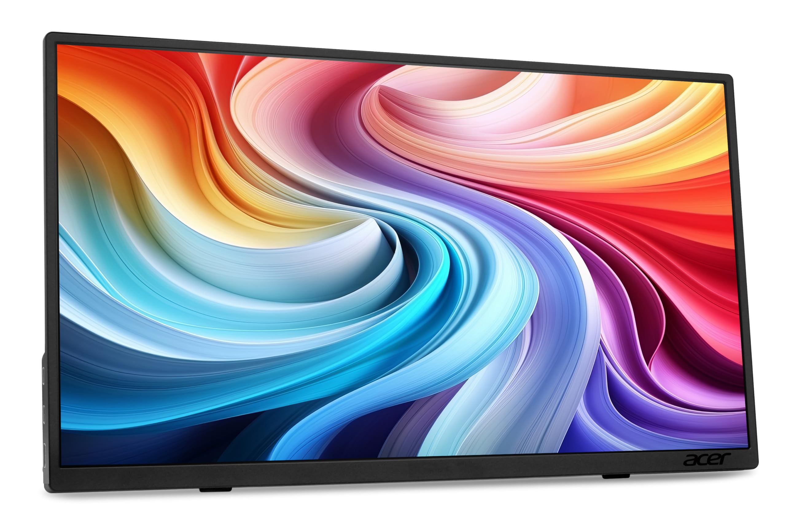 Acer PM161QT Portable Monitor Touch 15,6 Zoll (39,6 cm), 60Hz | Mobiler Touch Monitor 15.6 Zoll (39,6 cm Bildschirm) Full HD, LED, 60Hz, 6ms (GTG), MiniHDMI, USB-C, USB HUB, AdaptiveSync