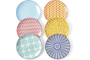 Selamica Ceramic 6-piece Breakfast Plate Set