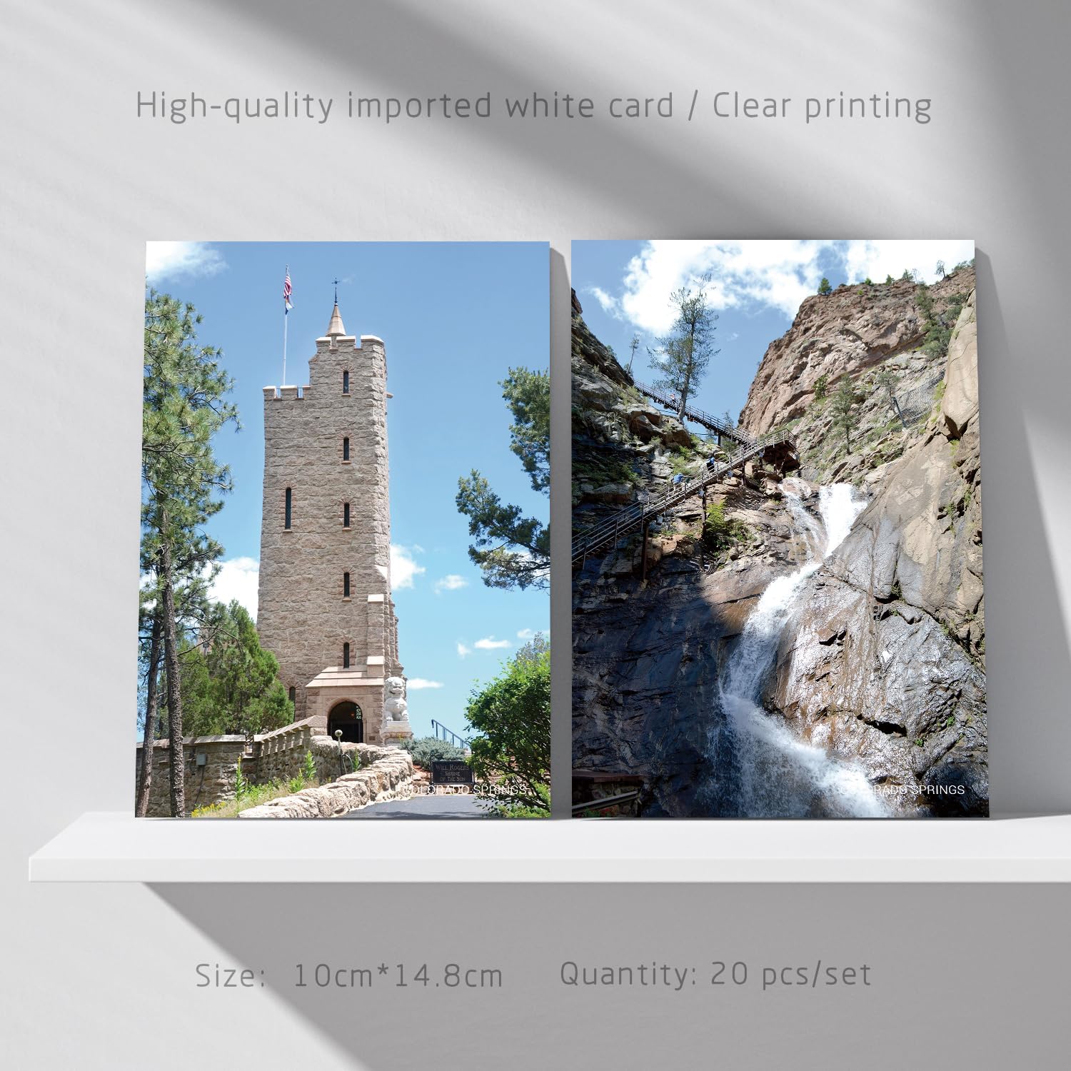 xtvinvm 米国都市コロラドスプリングス 世界中からの旅行ポストカード ヴィンテージポストカード 郵送 ビジネス クリスマス ホ