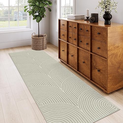 Miniatura 116 de Tiffasea Tapetes para puerta de interior, alfombra de área pequeña lavable beige de 2 x 3 pies, tapete reversible para puerta delantera, alfombra