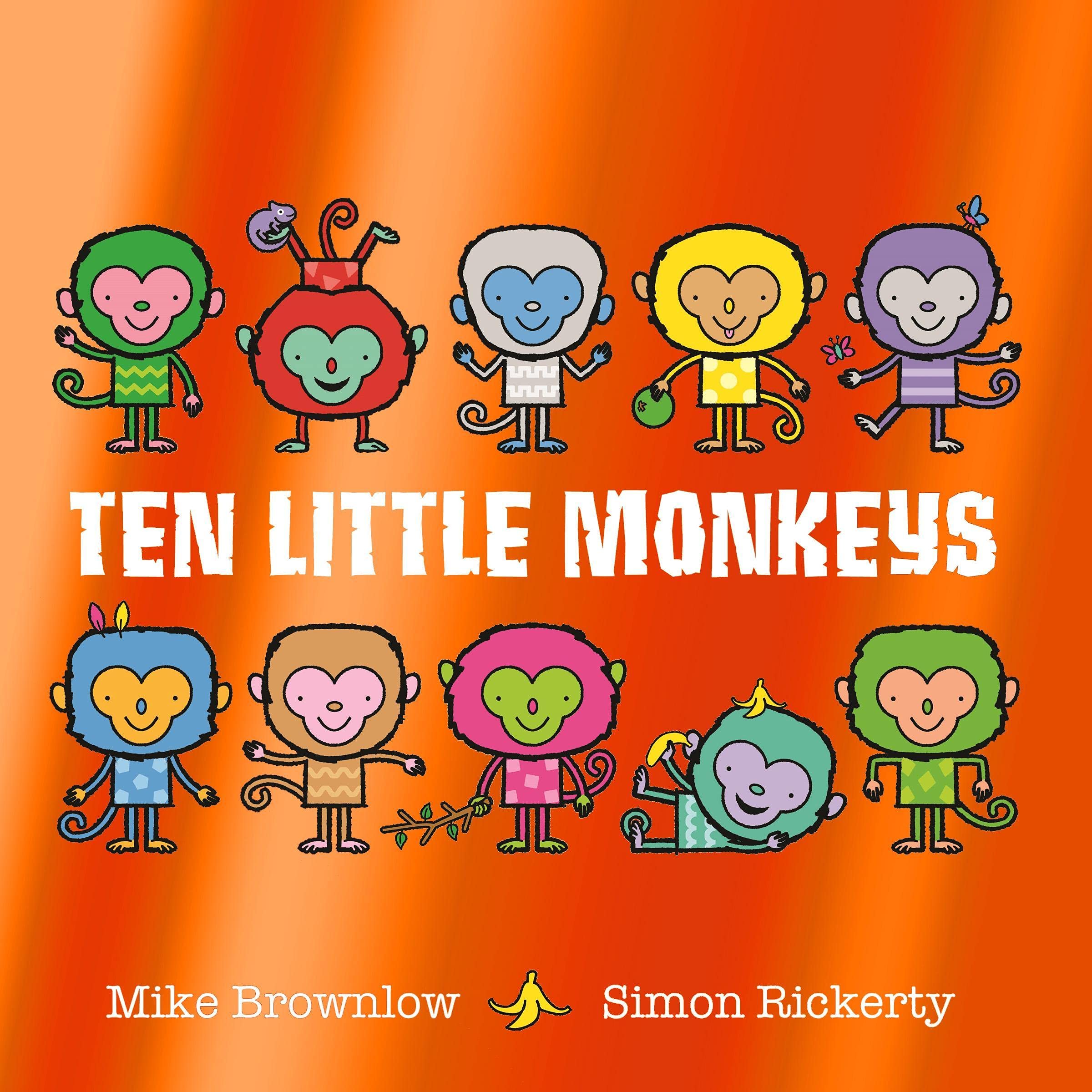Cover art for Ten Little Monkeys