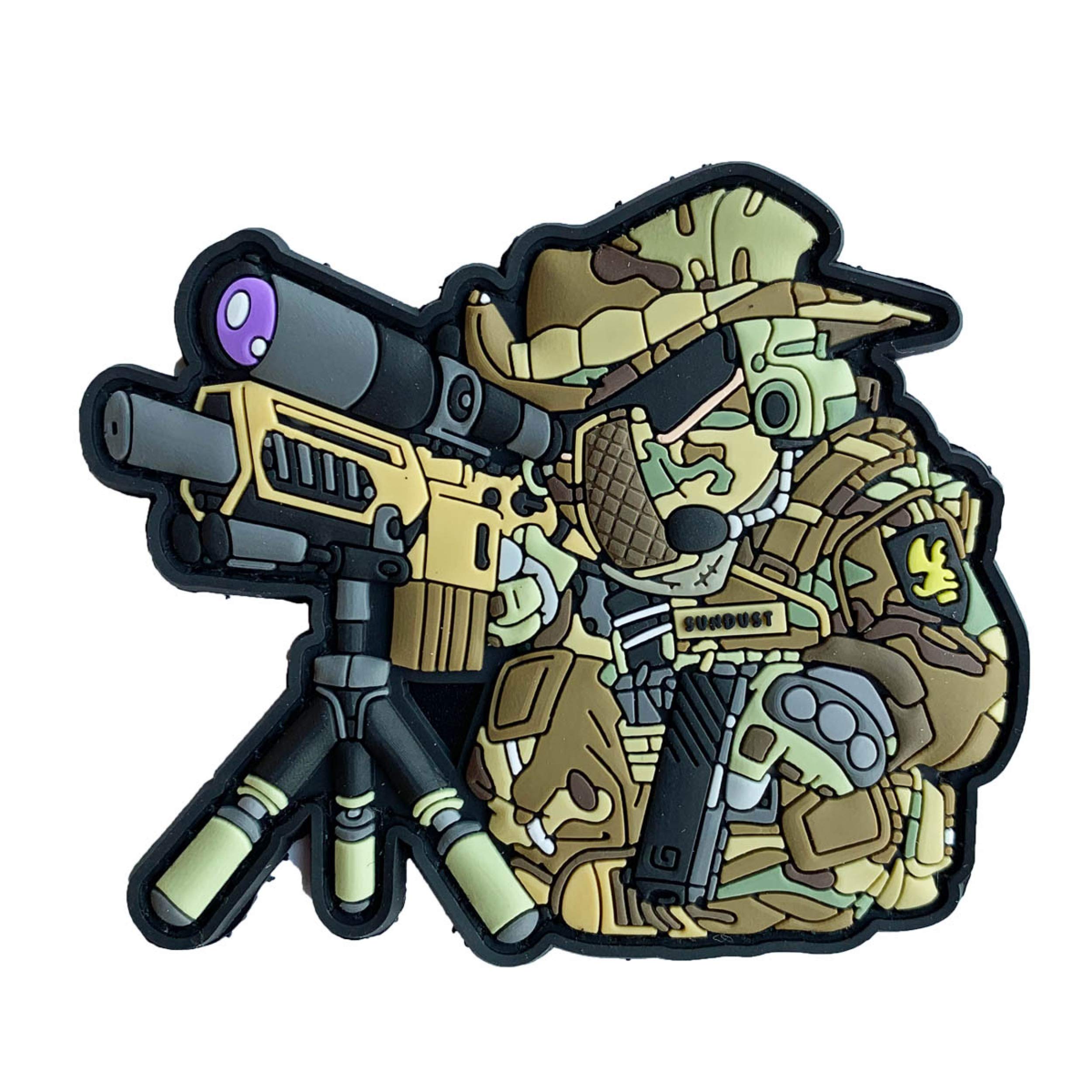 TACOPSGEAR BB Heads Airsoft VIP SUNDUST 3D PVC Patch