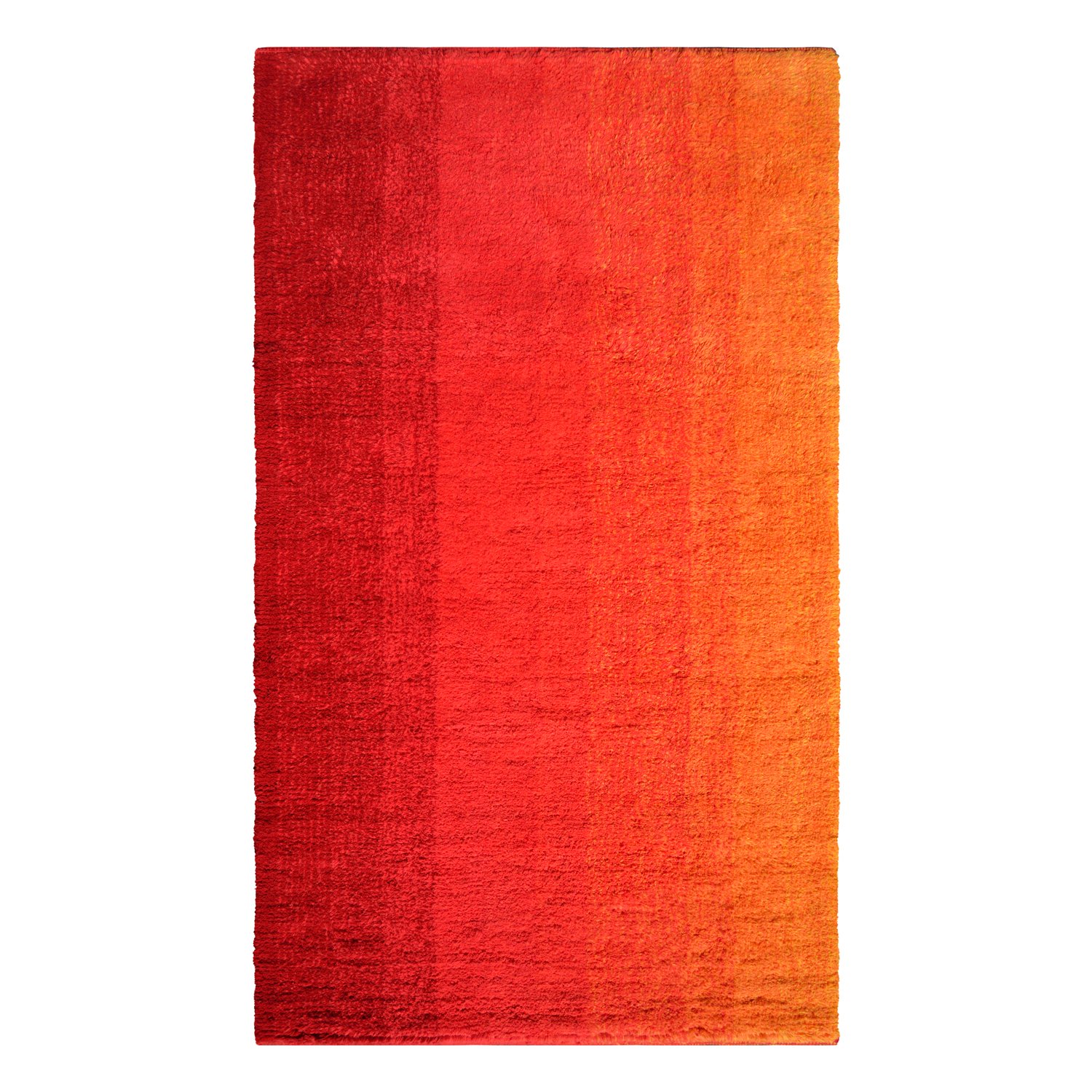 Dyckhoff Badteppich Colori, Rot, 70 x 120 cm, 100% Bio Baumwolle, GOTS