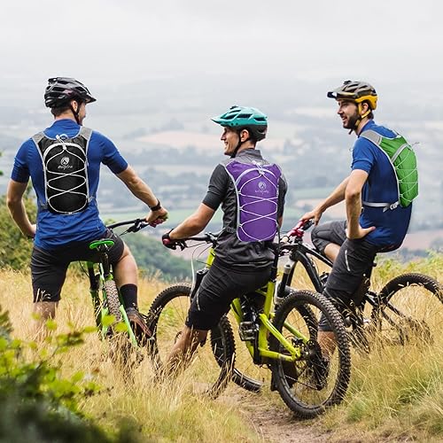 Miniatura 7 de Mochila de agua pequeña, chaleco de hidratación para festivales, Hydro Pack con vejiga de agua de 2 L, chaleco de agua ligero para correr Hydropack