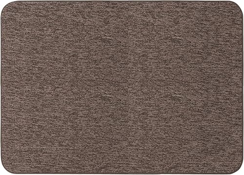 Miniatura 8 de House, Home and More Alfombra antideslizante para interiores, color gris guijarro, 3 pies x 5 pies