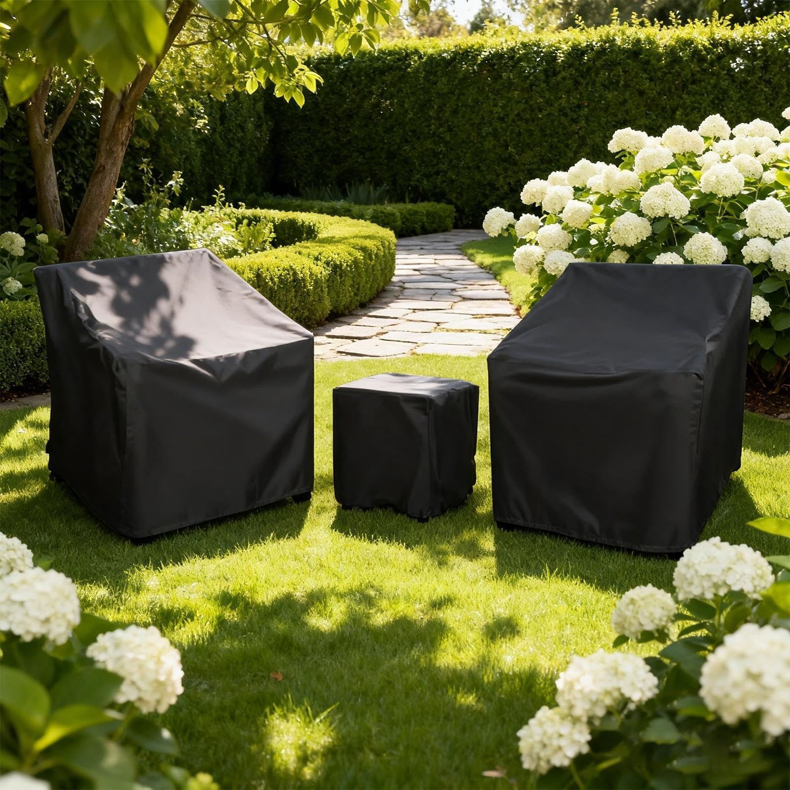 Fundas impermeables para sillas de exterior con bloqueo de rayos UV