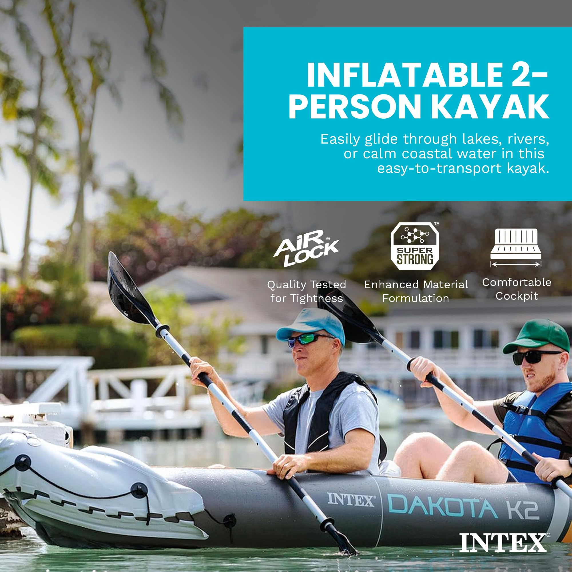Kayak gonflable Intex Explorer™ K2 - Ensemble de Benin