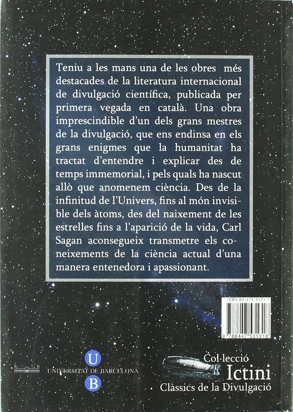 Cosmos (ICTINI. Clàssics de la Divulgació)