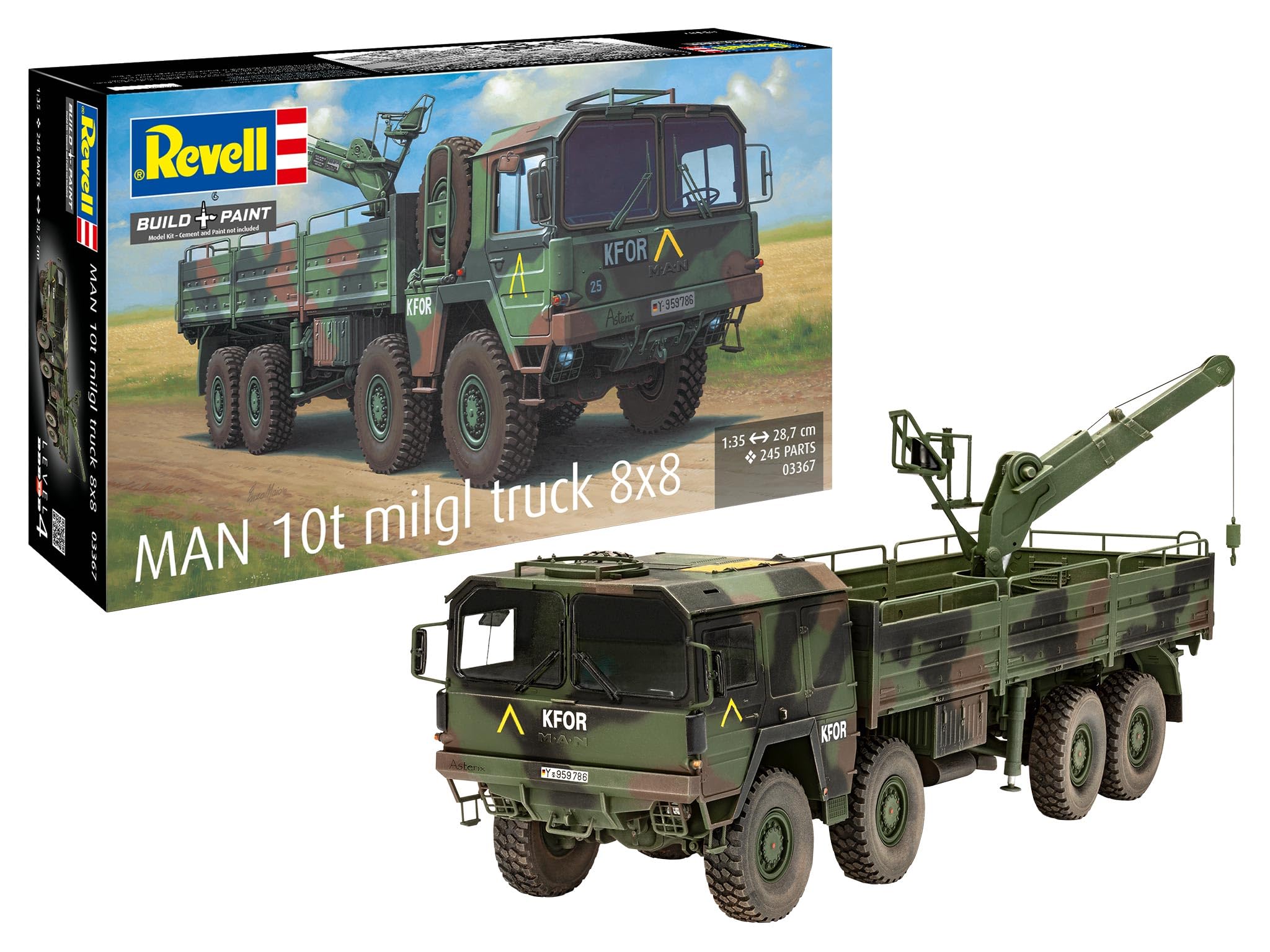 Amazon | ドイツレベル 1/35 MAN 10t ミルギル 8×8トラック プラモデル