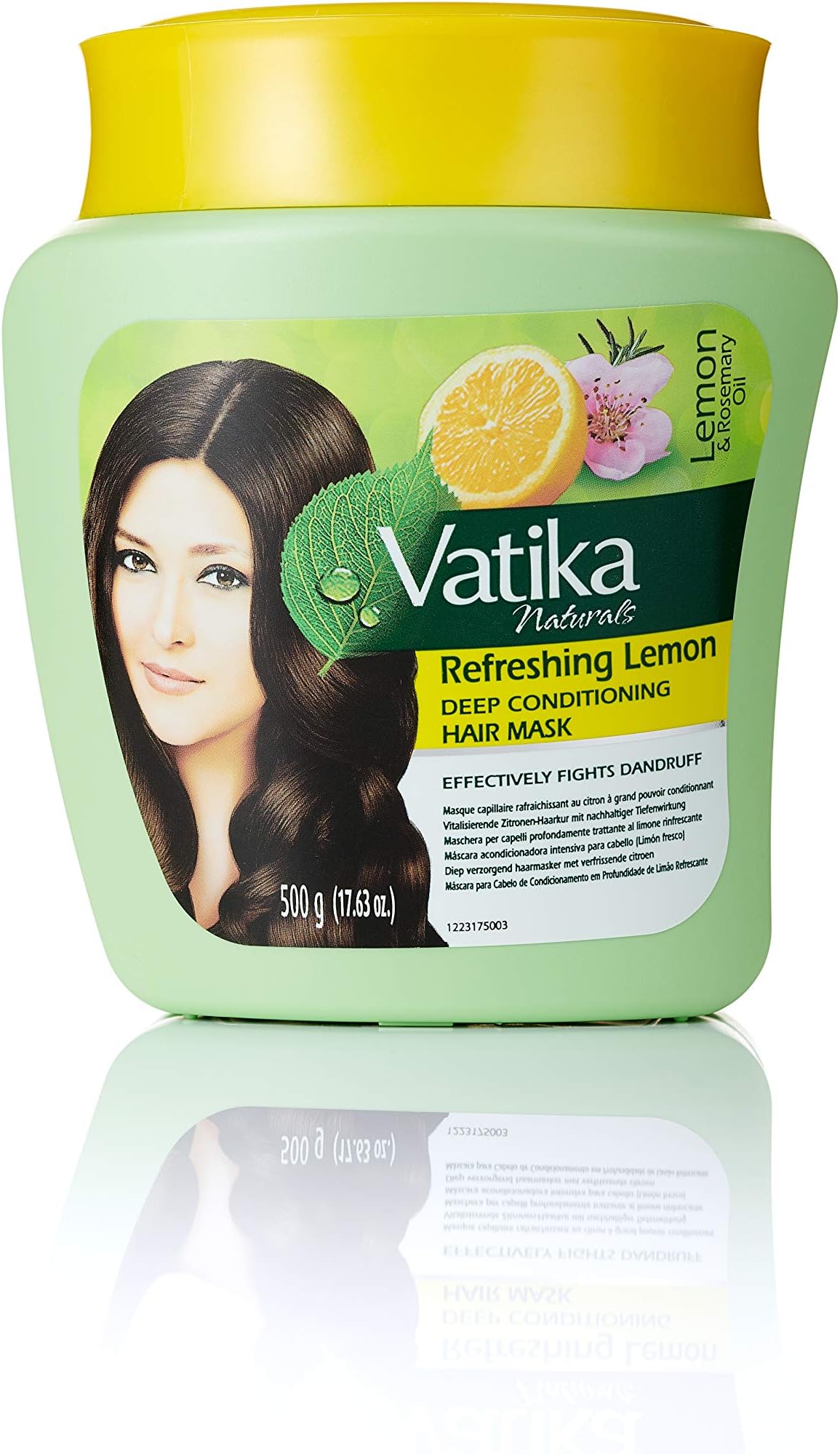 Dabur Vatika Refreshing Lemon Deep Conditioning Hair Mask Treatment Cream, 500 Gram