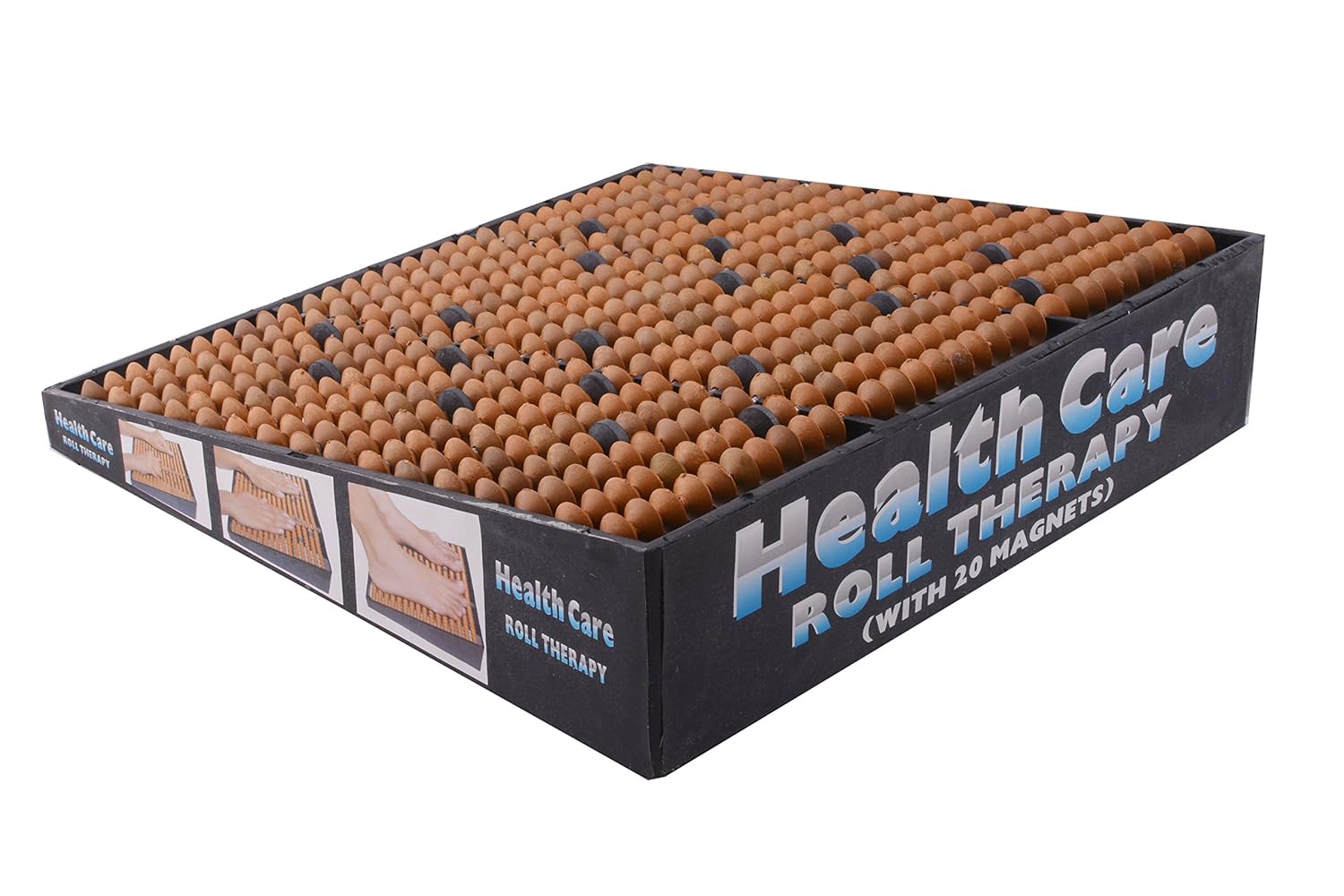 ACP ACUPRESSURE Health Care Roll with 20 Magnet (Brown)